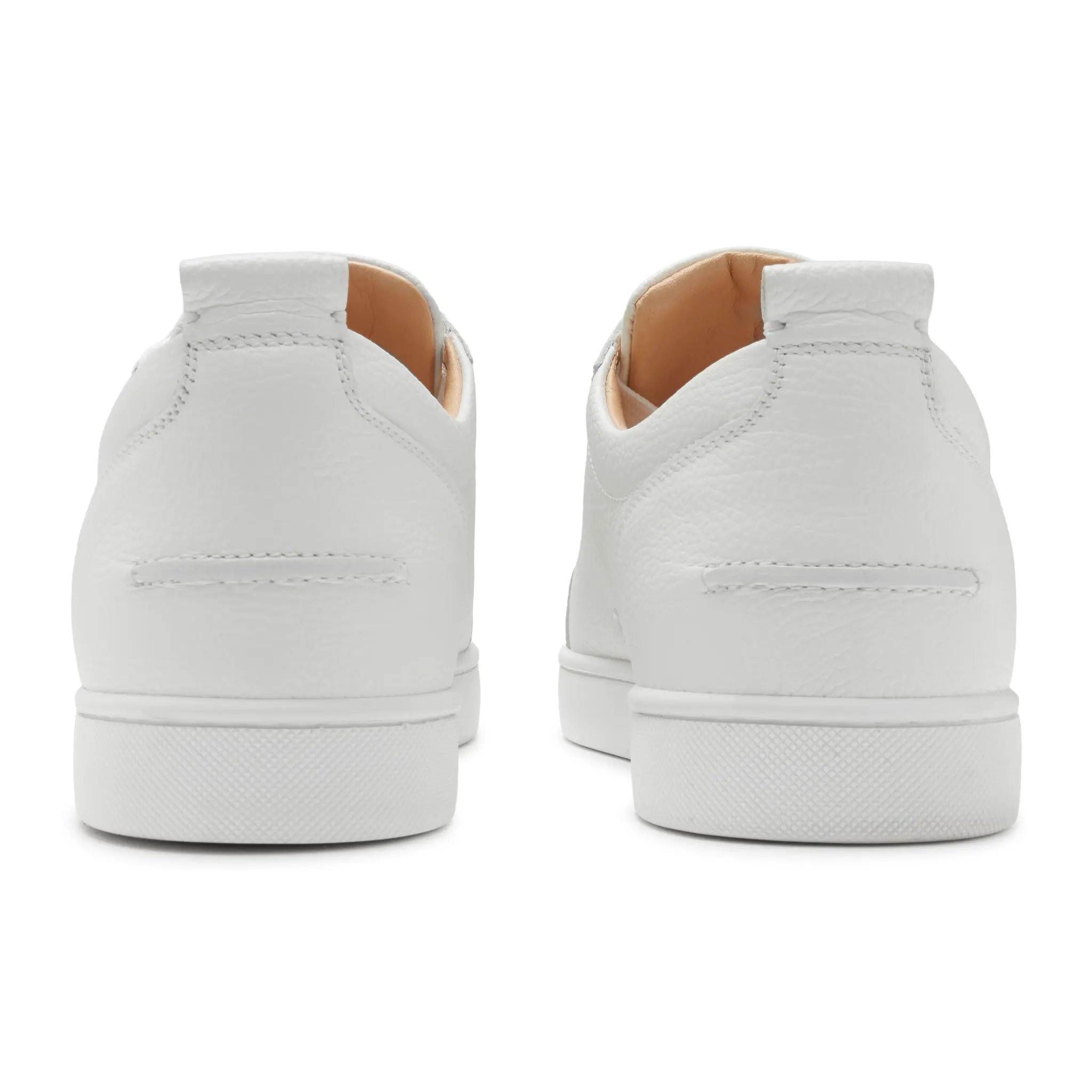 Back View of Preloved - Christian Louboutin Rantulow Flat White Grain 3250203WHA8