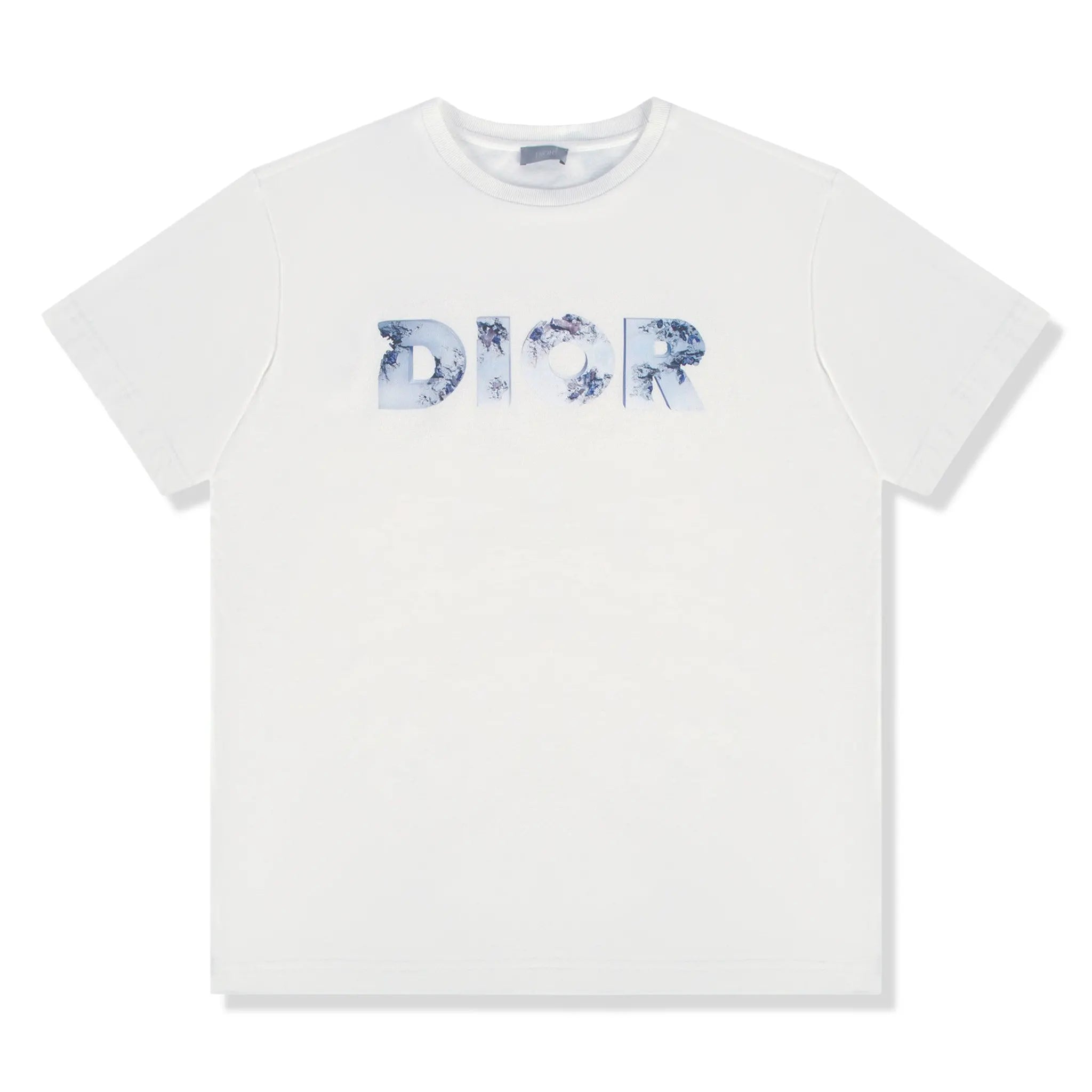 Front View of Preloved - Dior Arsham Logo White T-Shirt