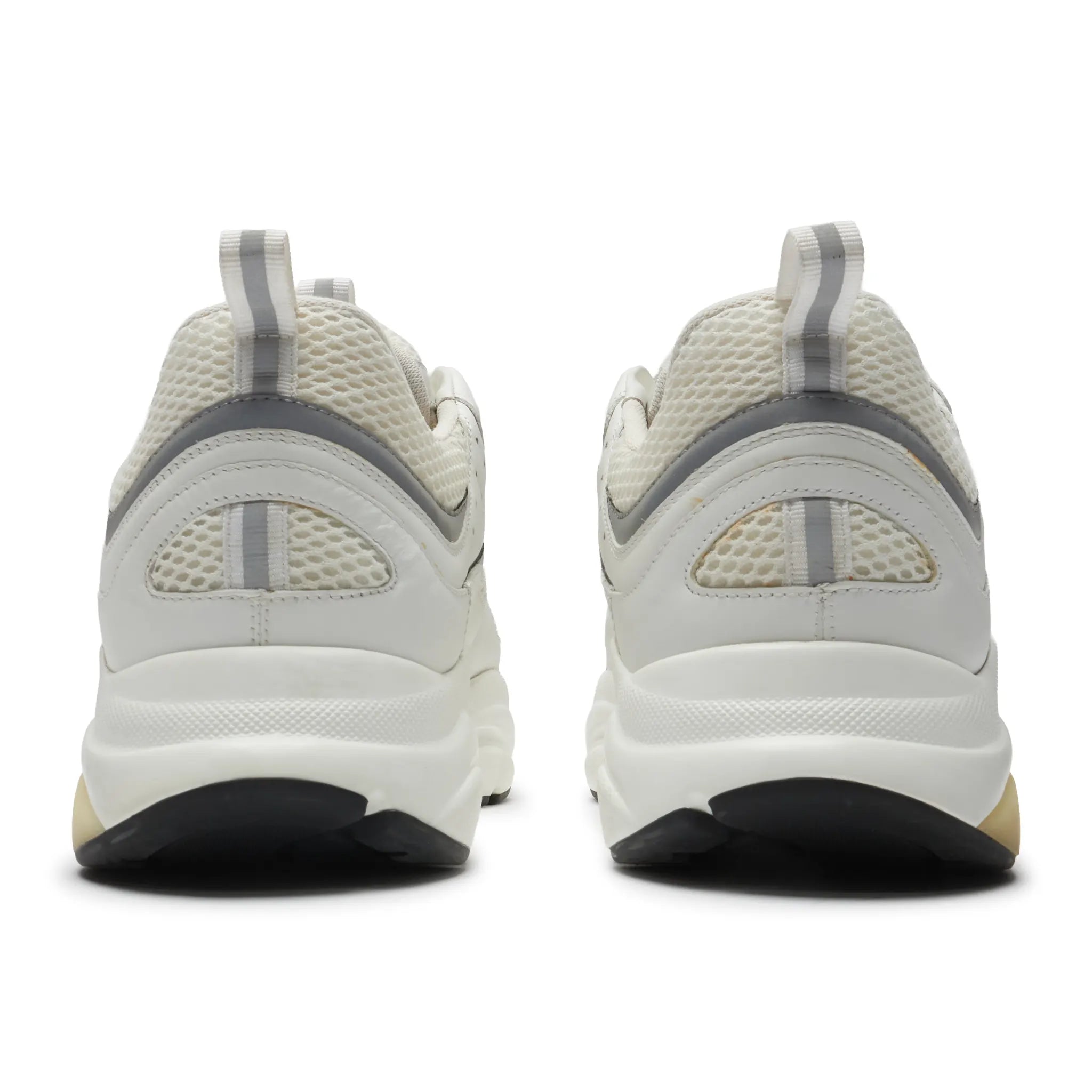 Back View of Preloved - Dior B22 White Grey Reflective Calfskin Trainer 3SN231YJG_H000