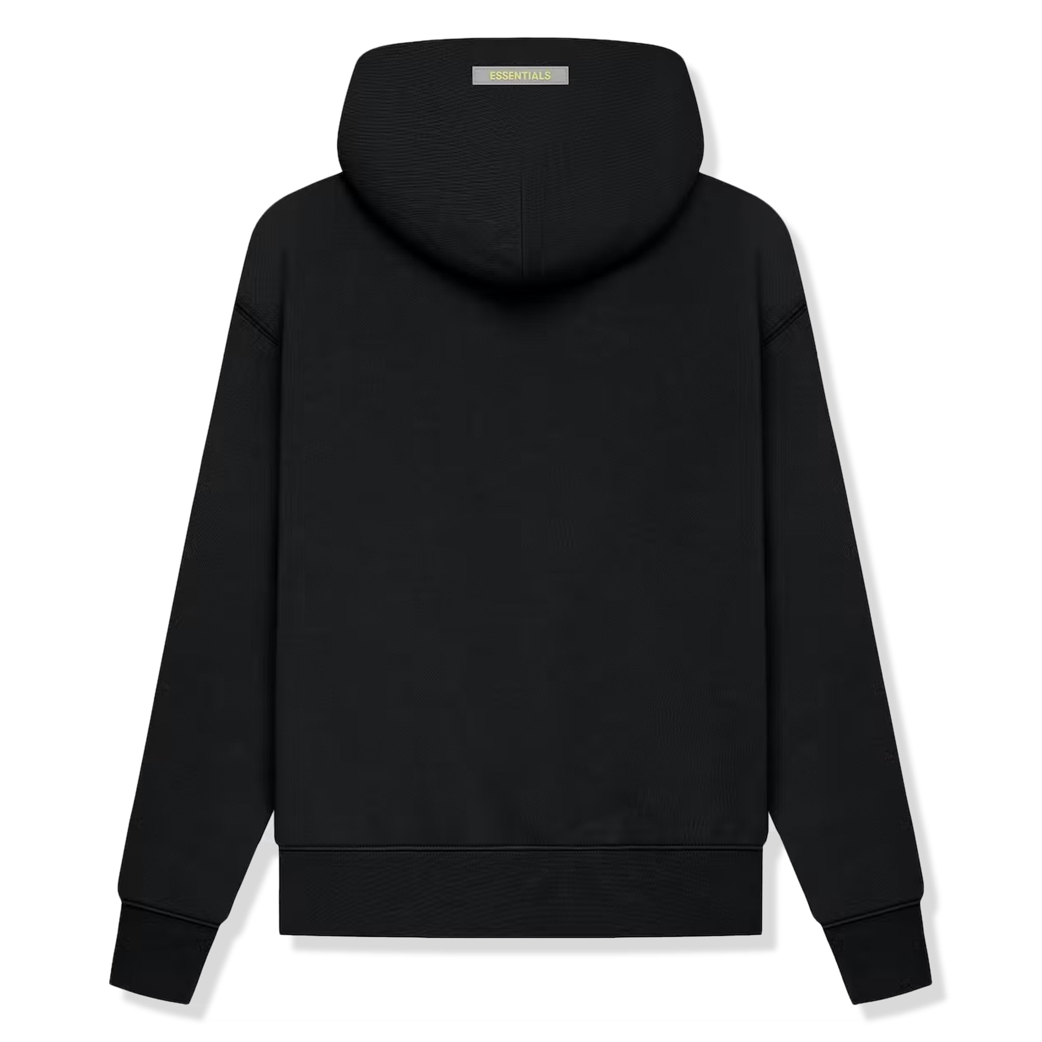 Back View of Preloved - Fear Of God Essentials Kids Black Hoodie