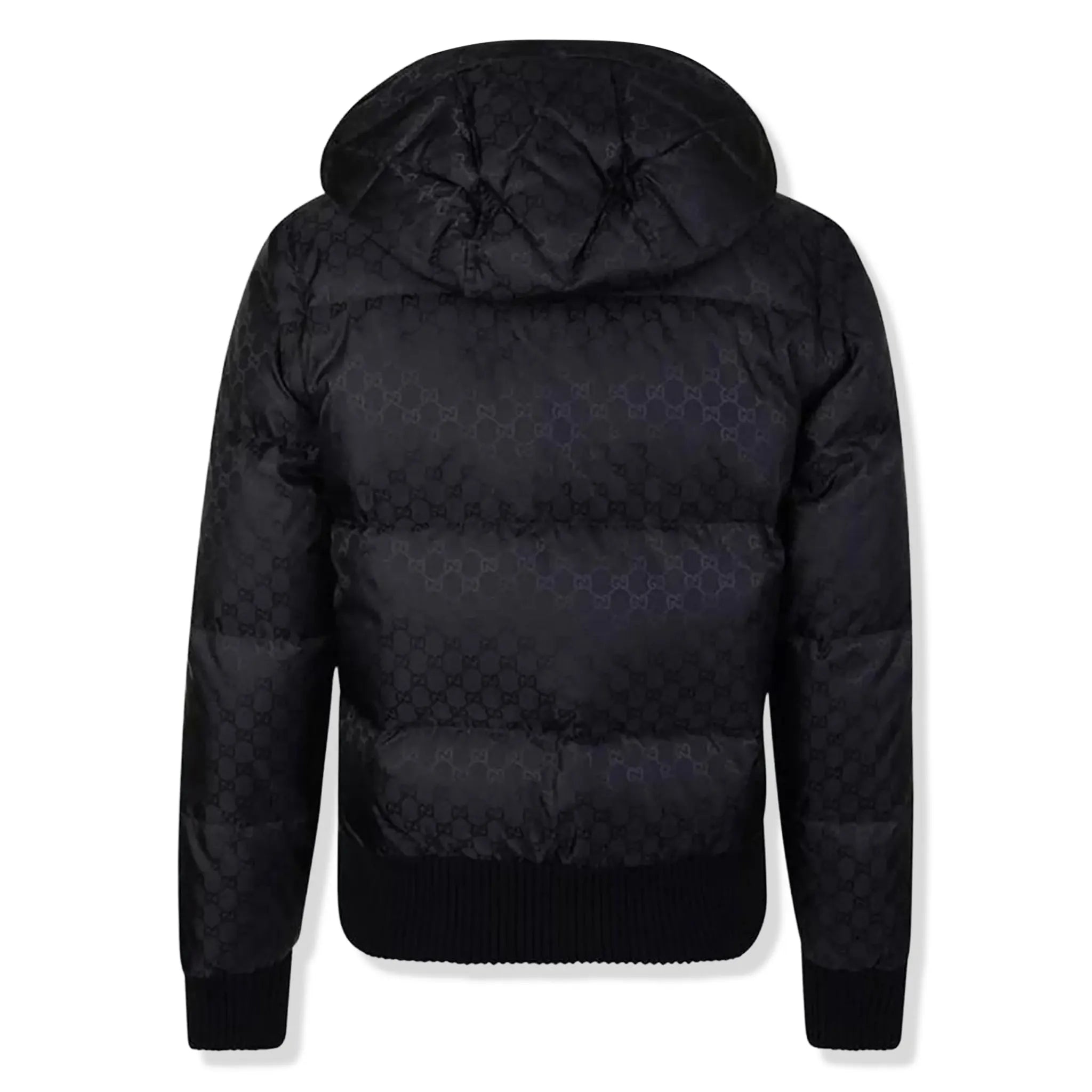 Back View of Preloved - Gucci GG Jacquard Removable Sleeves Down Jacket 473612z42181000