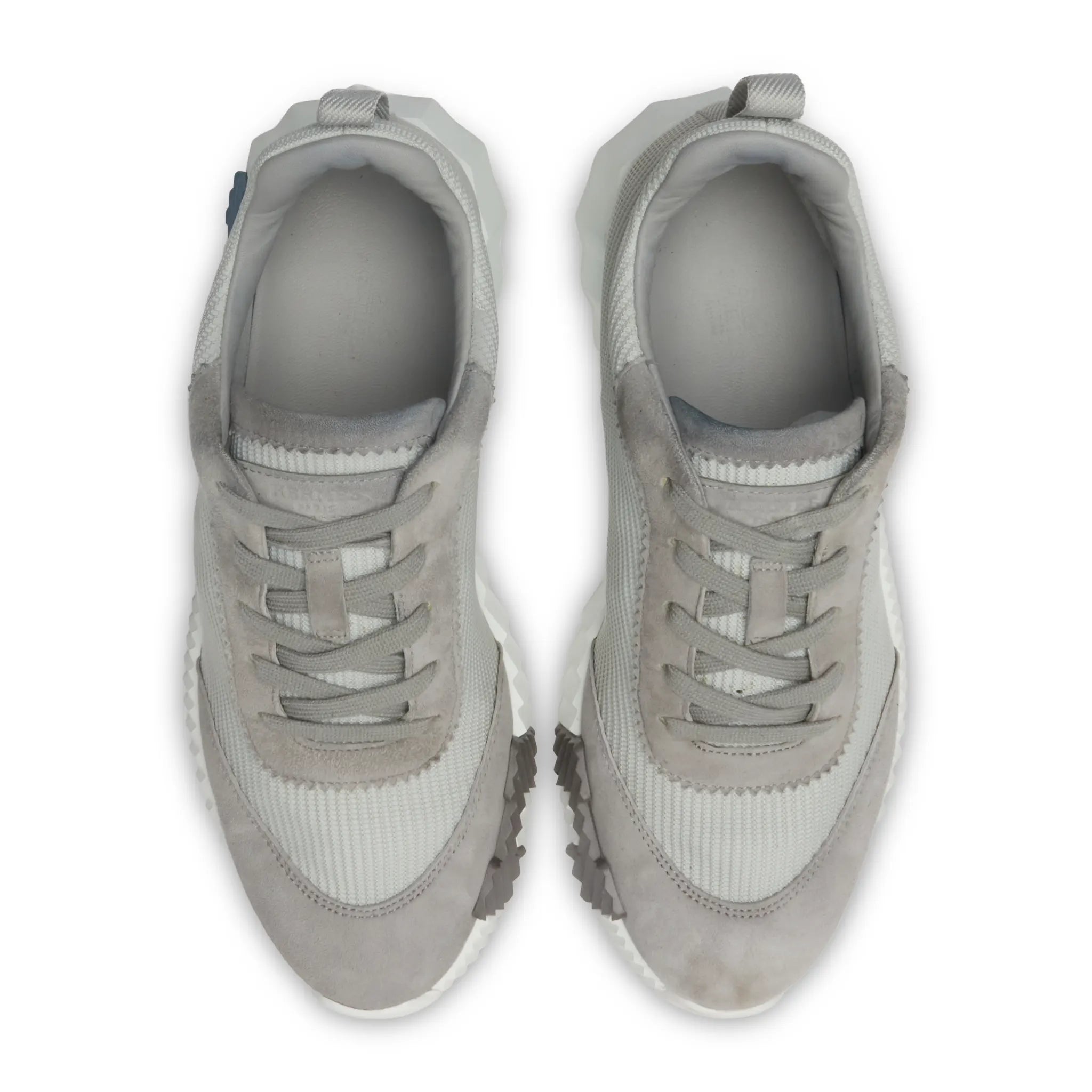 Upper View of Preloved - Hermes Paris Bouncing Sneaker Grey Blue H231764ZHAR400