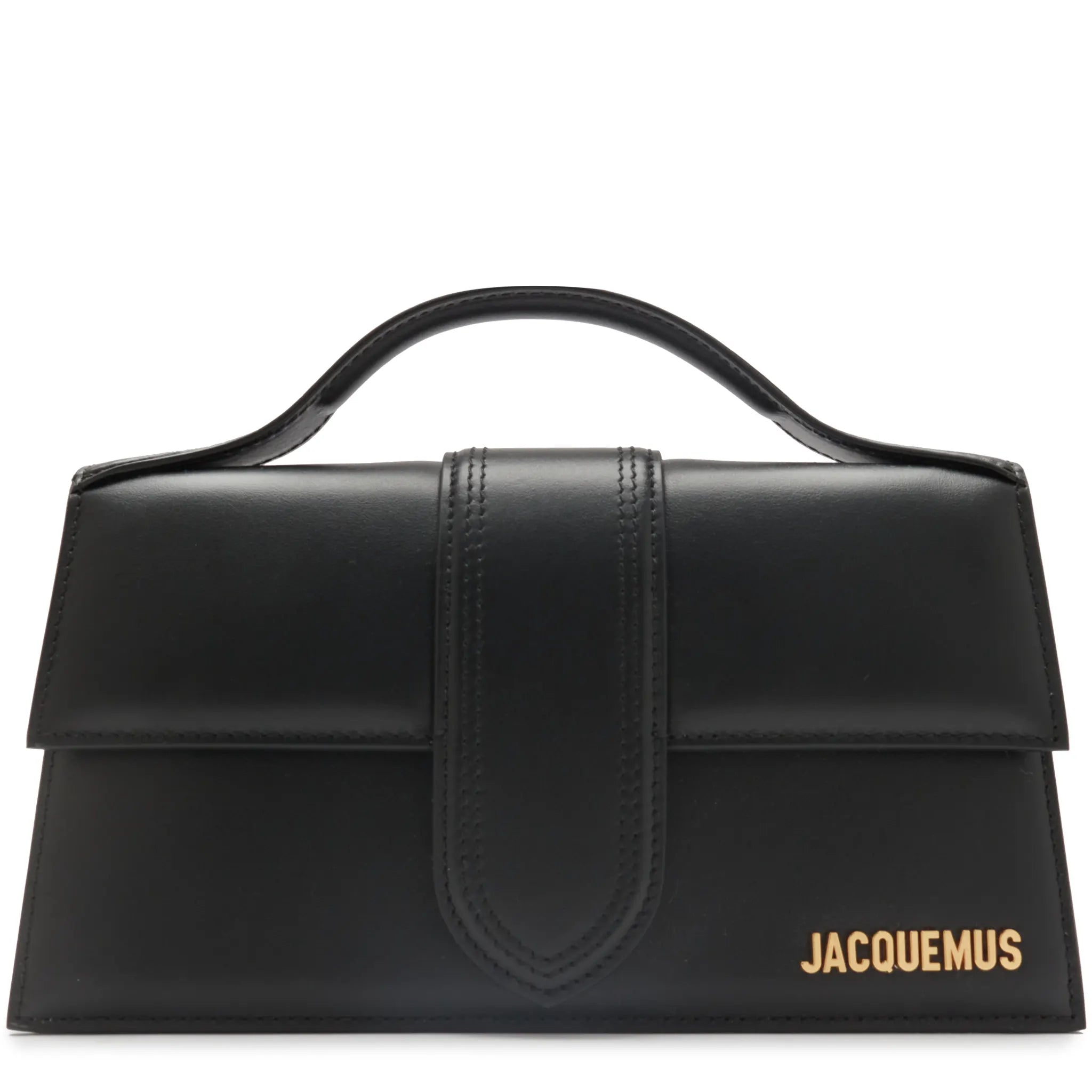 Front View of Preloved - Jacquemus Large Bambino Black Crossbody Bag