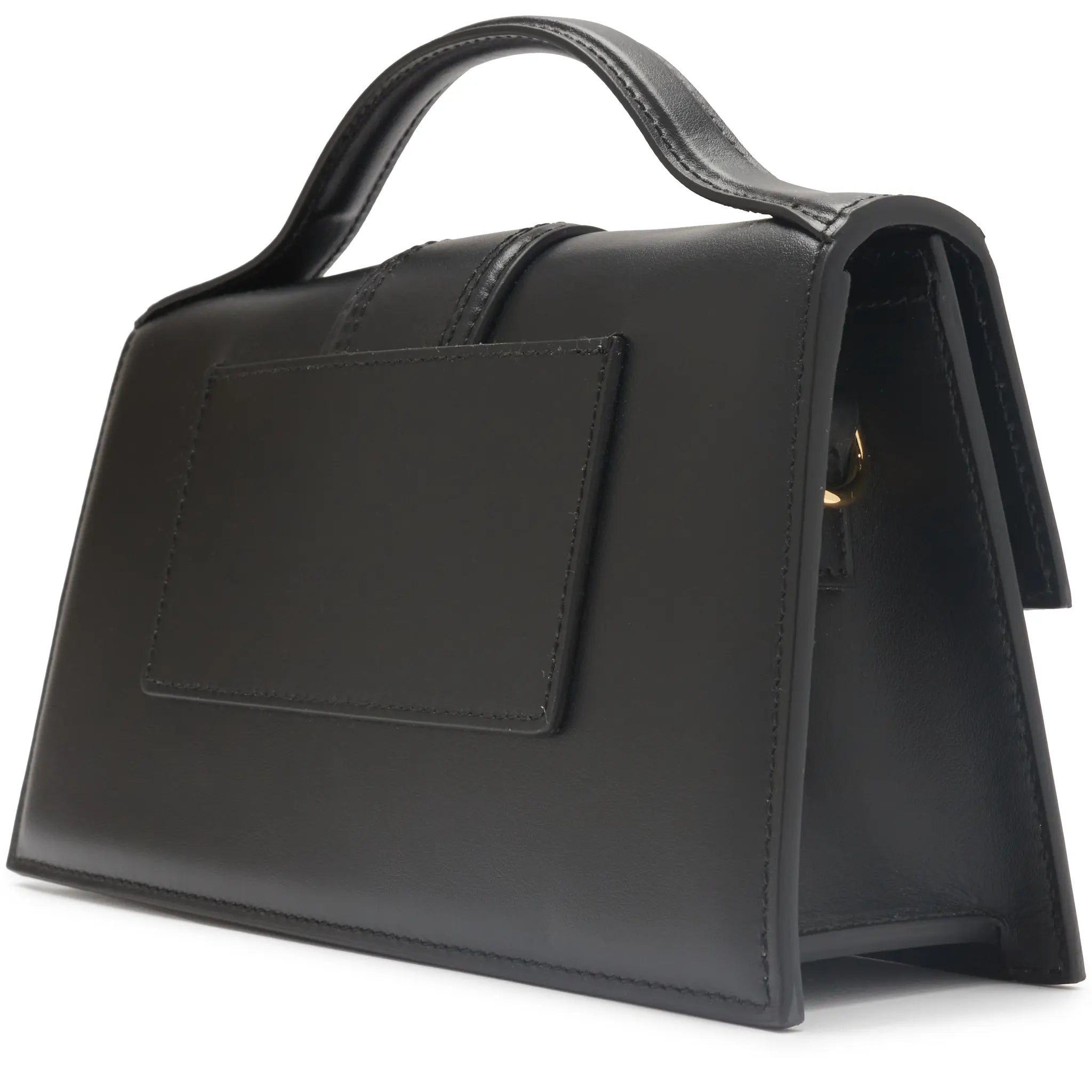 Back Side View of Preloved - Jacquemus Large Bambino Black Crossbody Bag