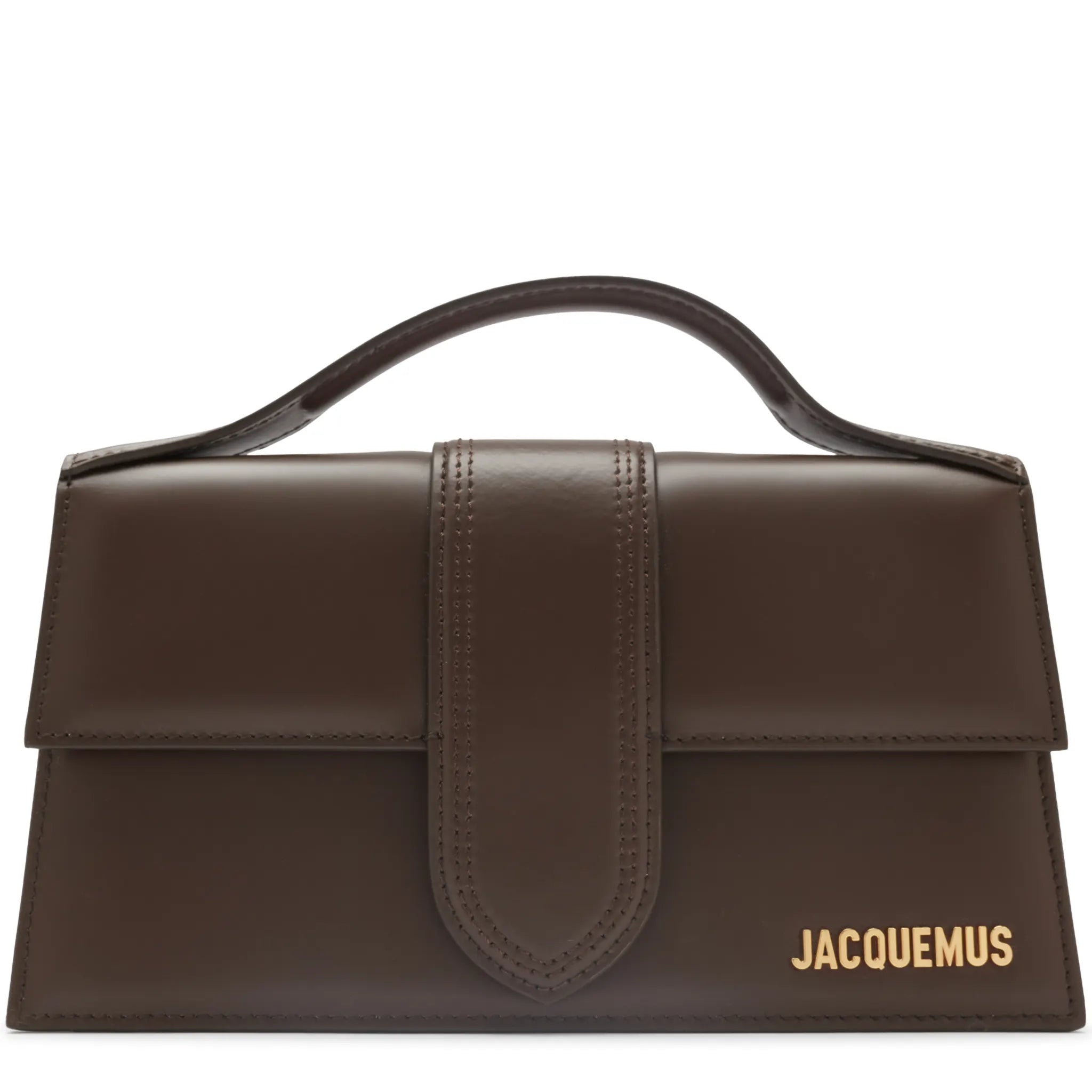 Front View of Preloved - Jacquemus Large Bambino Brown Crossbody Bag BAW00007bc01a01850