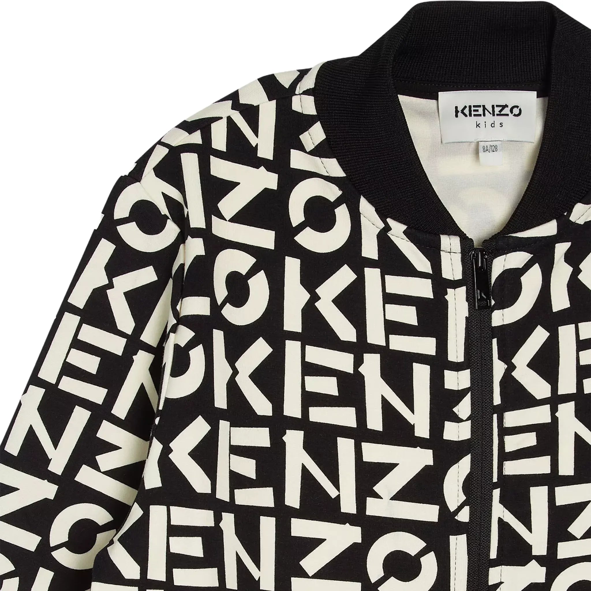 Preloved - Kenzo Kids Monogram Woven Bomber Jacket