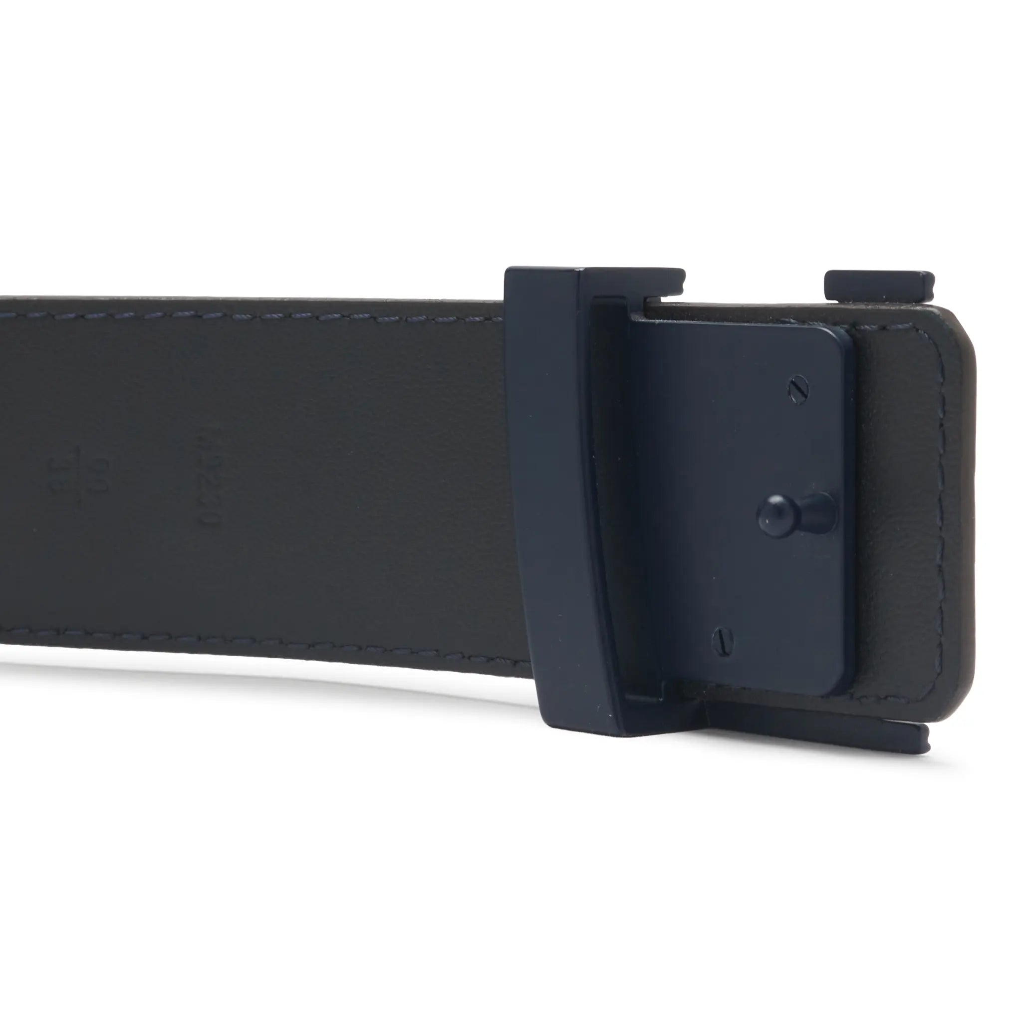 Inside View of Preloved - Louis Vuitton Epi Leather 36mm Navy Belt M9608