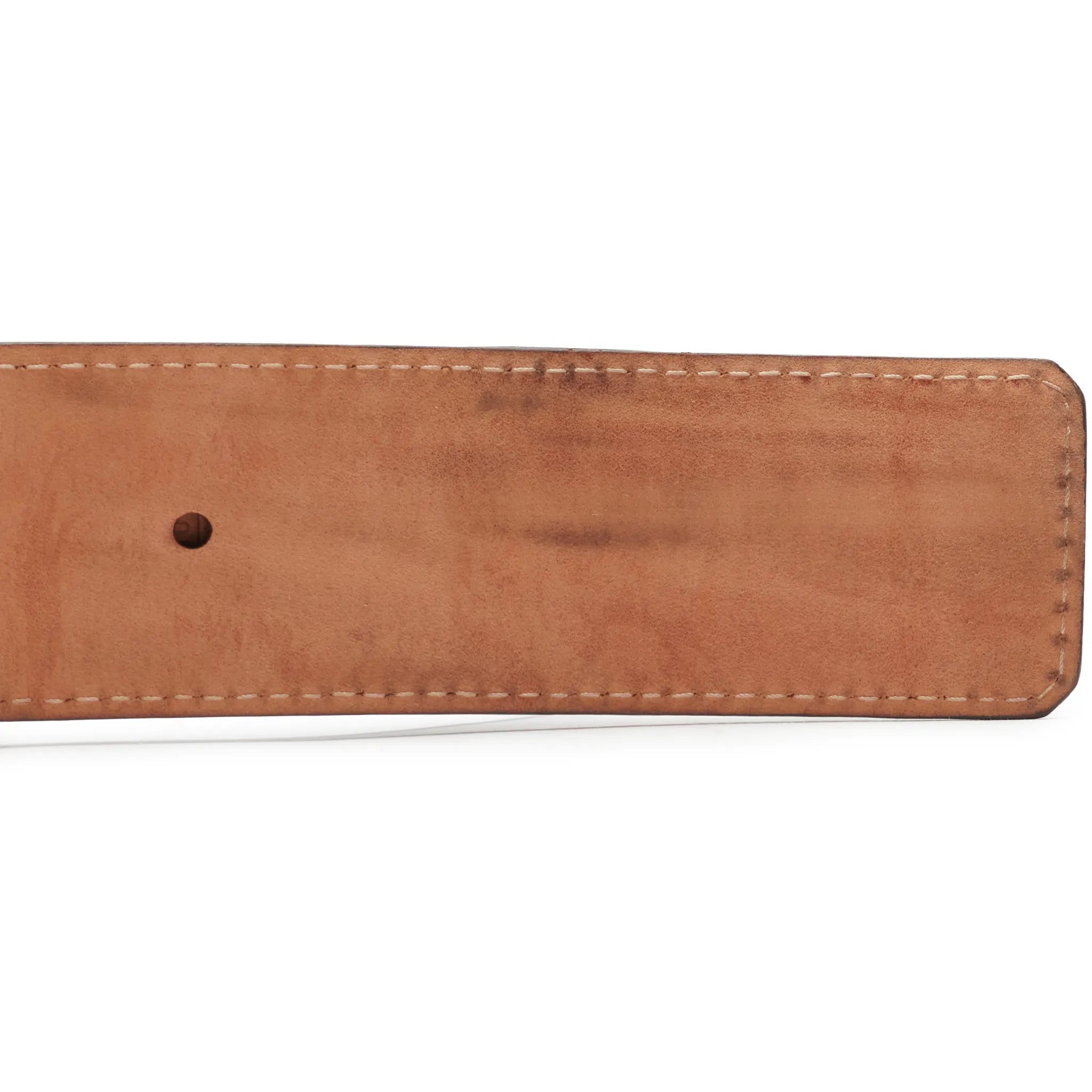 Detailed View of Preloved - Louis Vuitton LV Initiales Monogram 40mm Brown Belt M9608