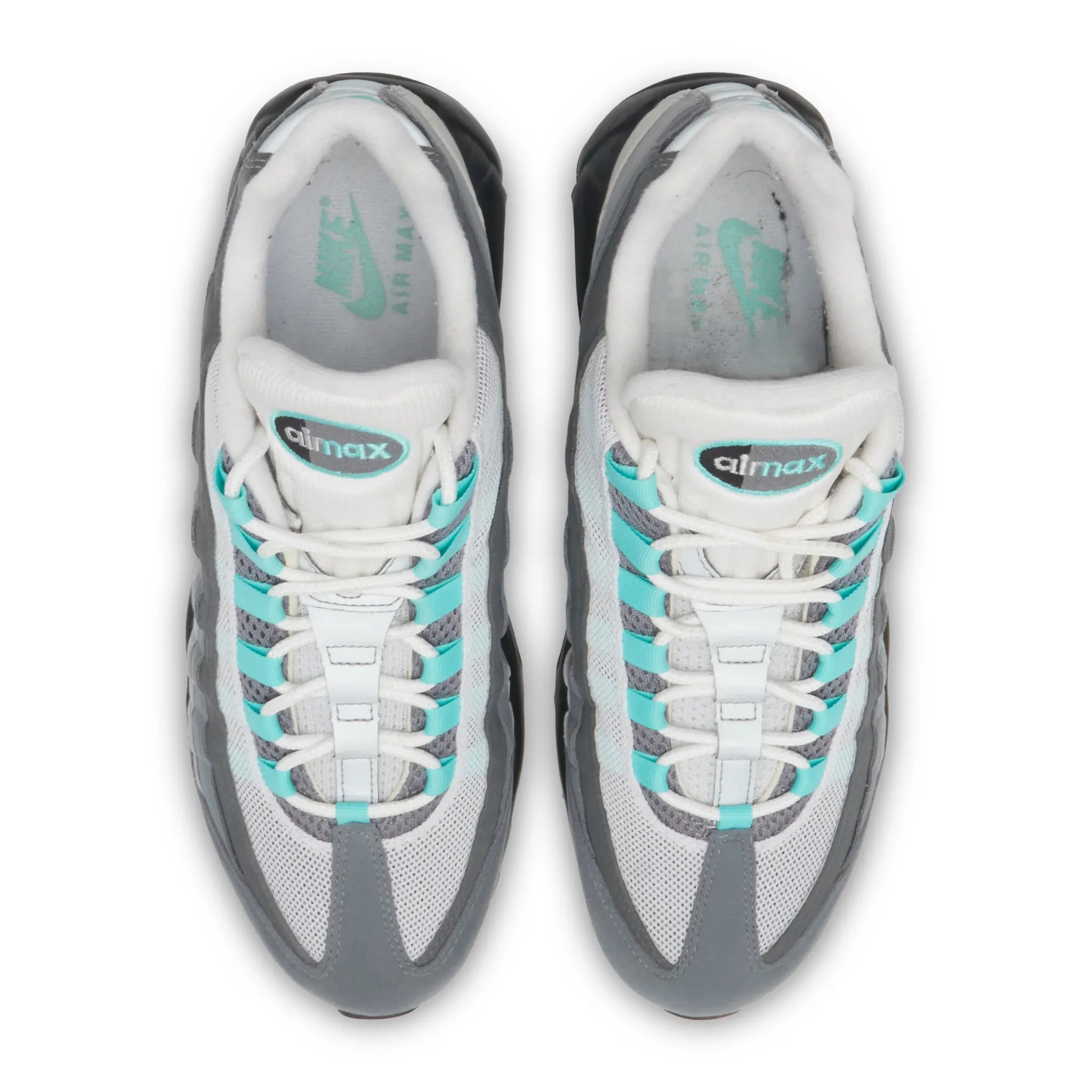 Upper View of Preloved - Nike Air Max 95 Hyper Turquoise