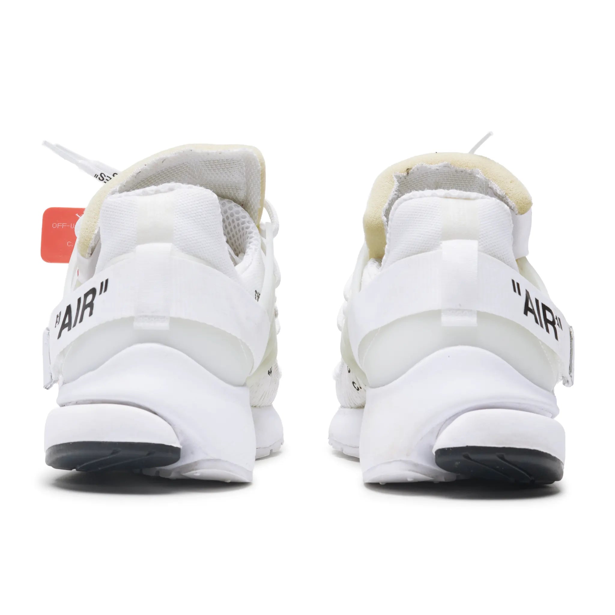 Back View of Preloved - Nike x Off White Air Presto Triple White AA3830-100