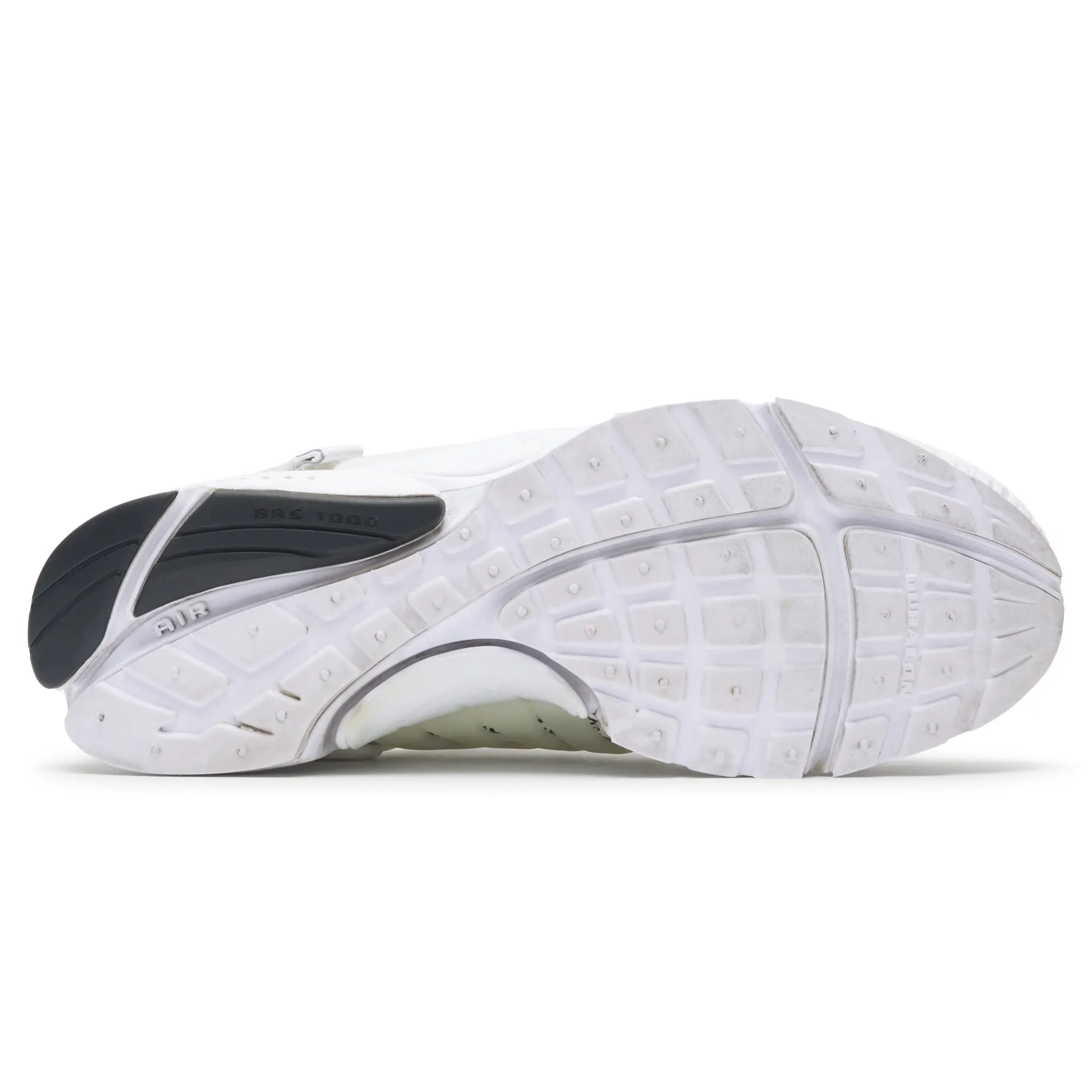 Sole View of Preloved - Nike x Off White Air Presto Triple White AA3830-100