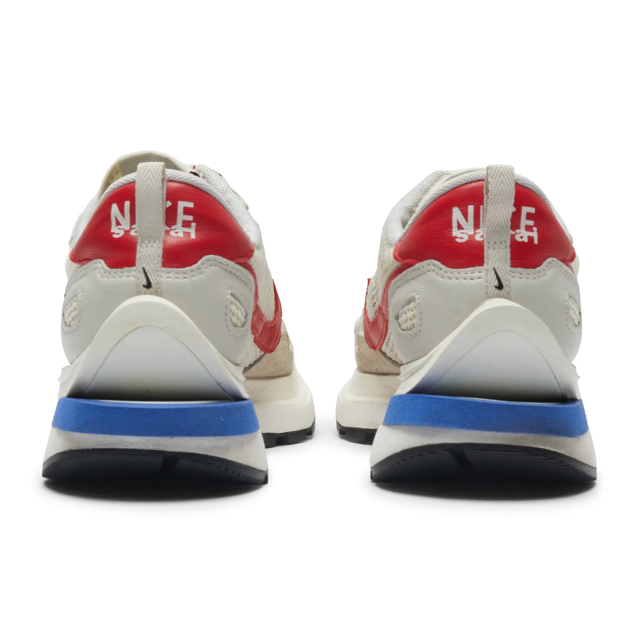 Back View of Preloved - Nike x Sacai Vaporwaffle Sail Sport Fuchsia Sneaker CV1363-100