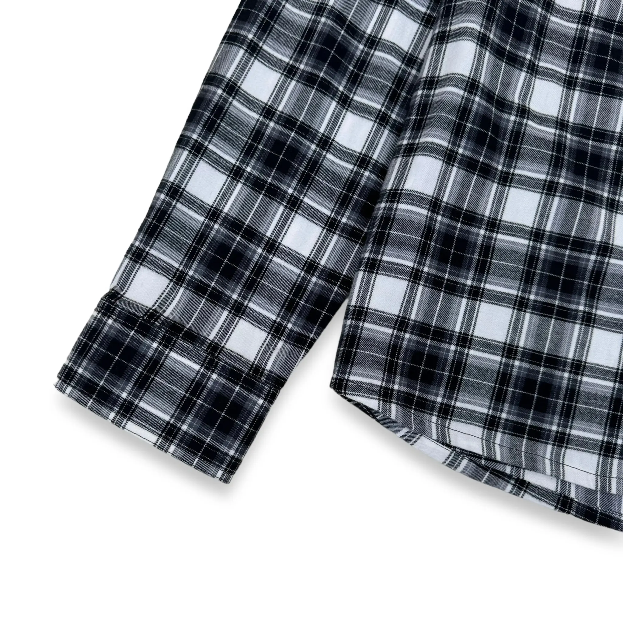 Detailed View of Preloved - Off-White Checked Arrow Black White Shirt OMGA133R21FAB0021000