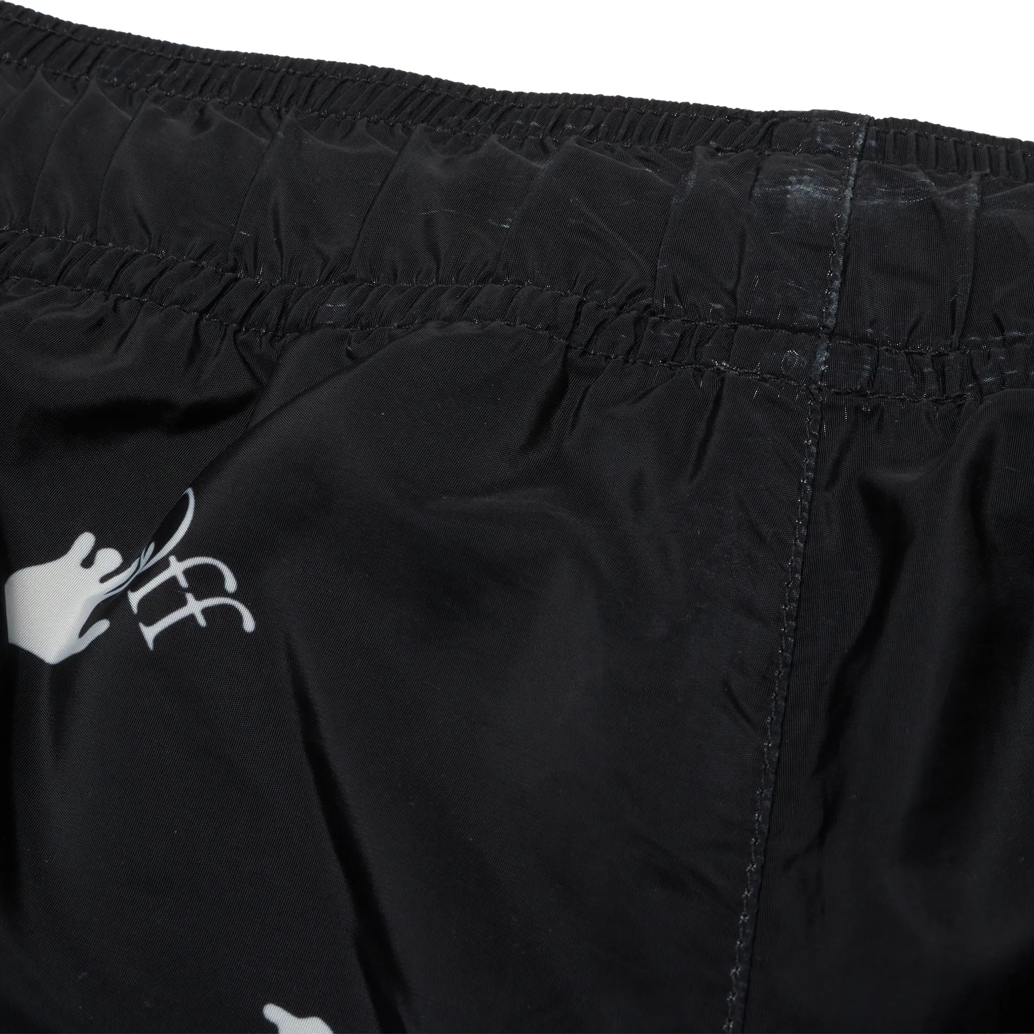 Detailed Mark View of Preloved - Off-White Hands Off Print Black Swim Shorts OMFA003F21FAB0041001