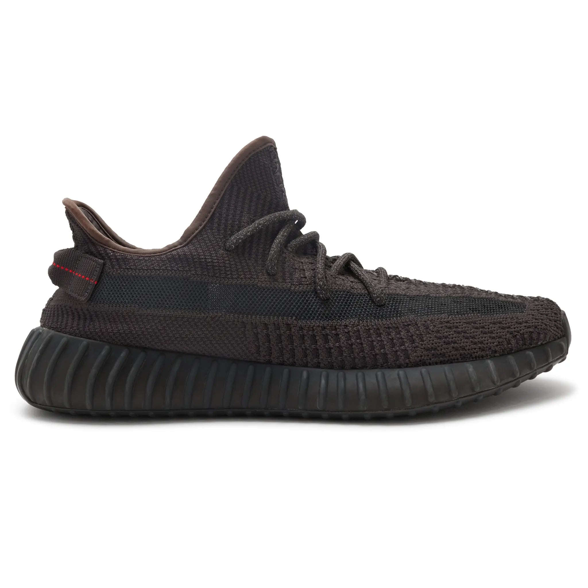 Side View of Preloved - Yeezy Boost 350 V2 Static Black Non Reflective FU9006