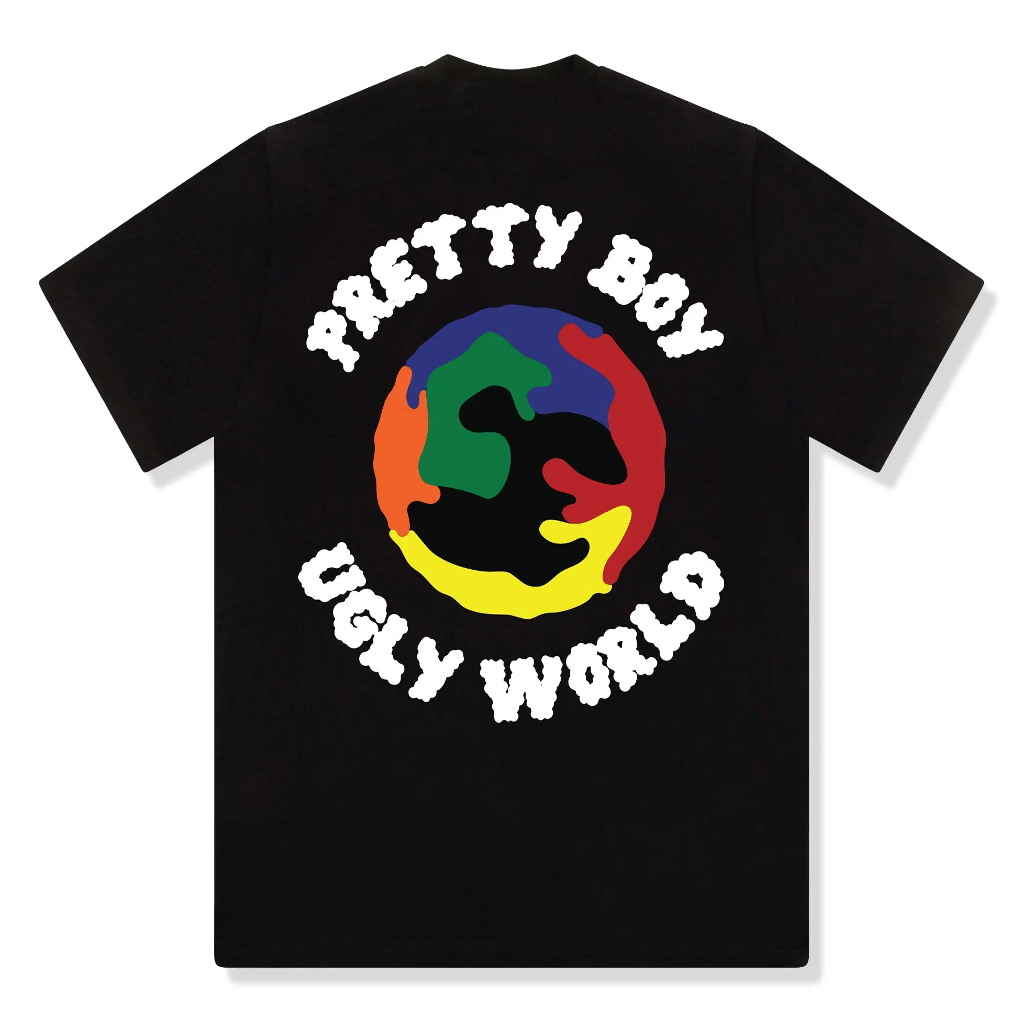 Back View of Pretty Boy Ugly World Black T-Shirt 59017103350