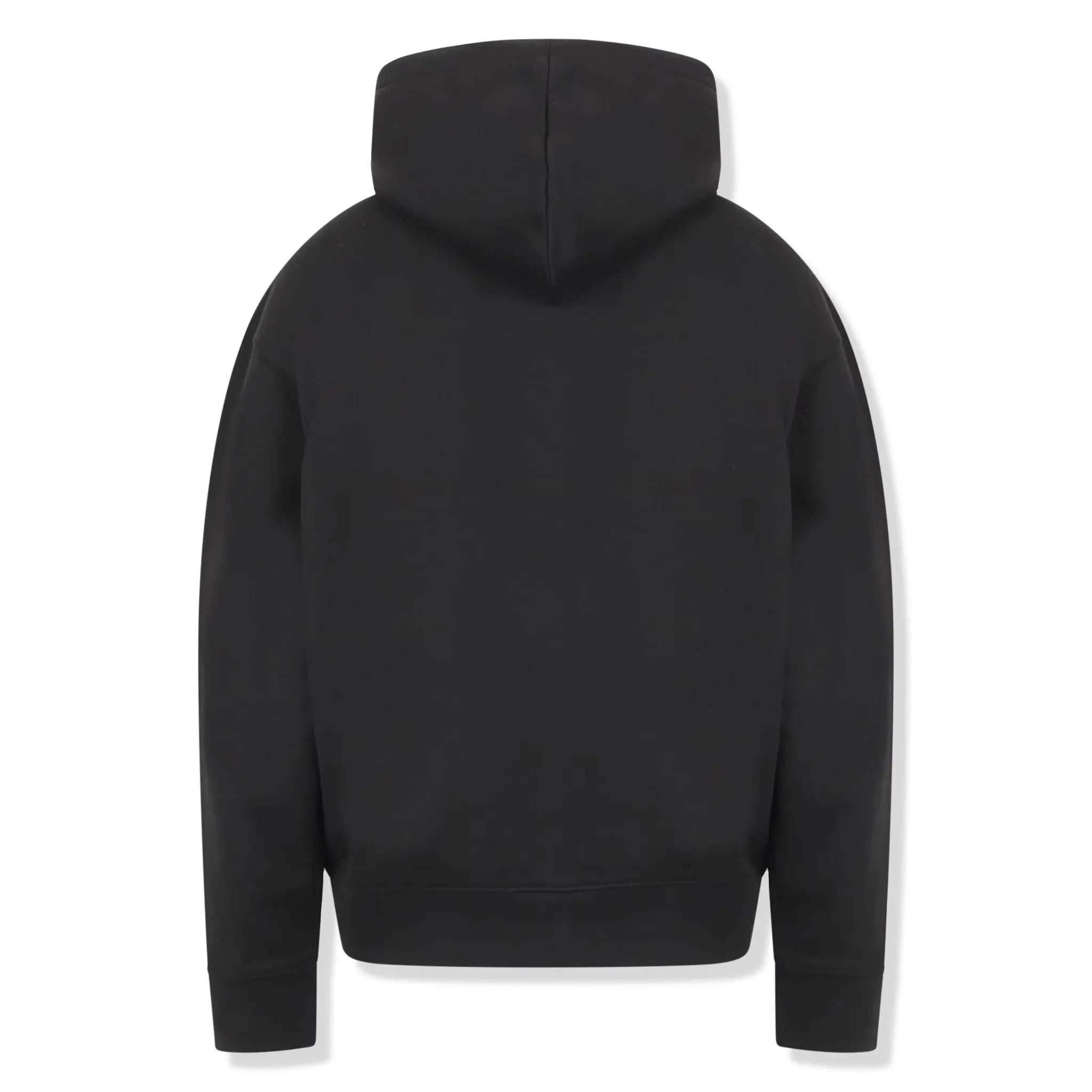 Back View of Pretty Boy Ugly World Black Zip-Up Hoodie 53263703430