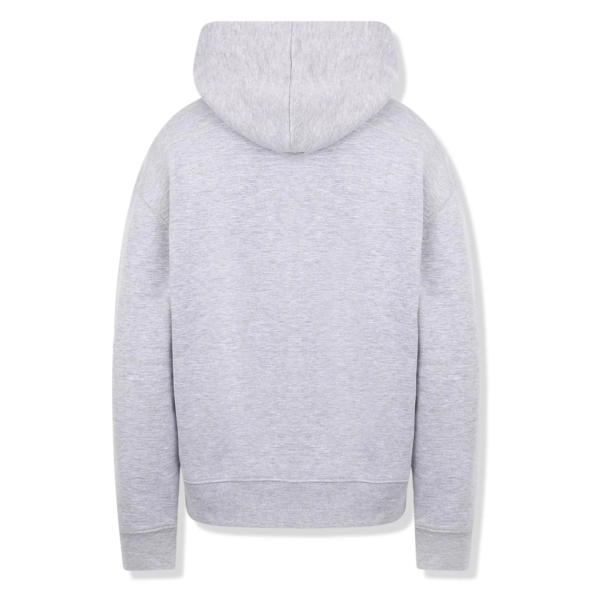 Back View of Pretty Boy Ugly World Grey Zip-Up Hoodie 53263702350