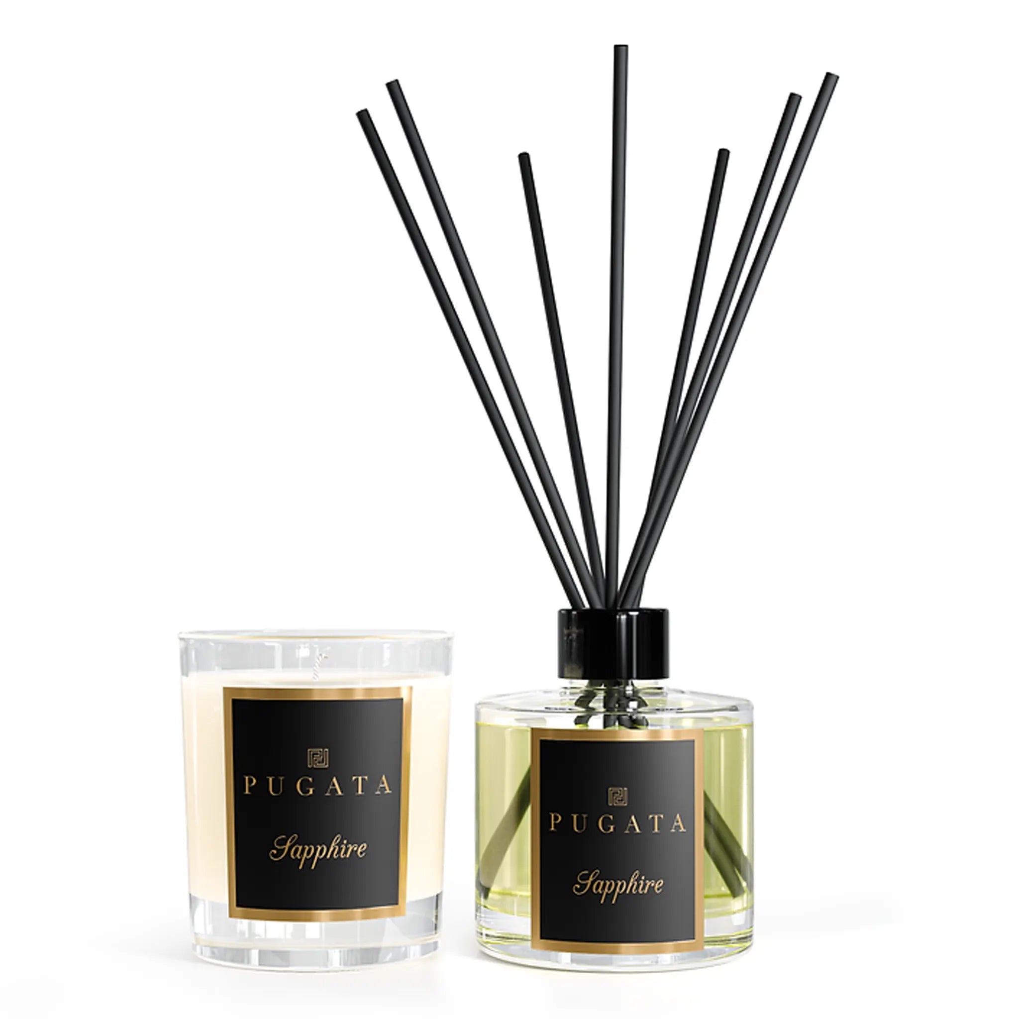 Full Kit View of Pugata Sapphire Diffuser 200ml