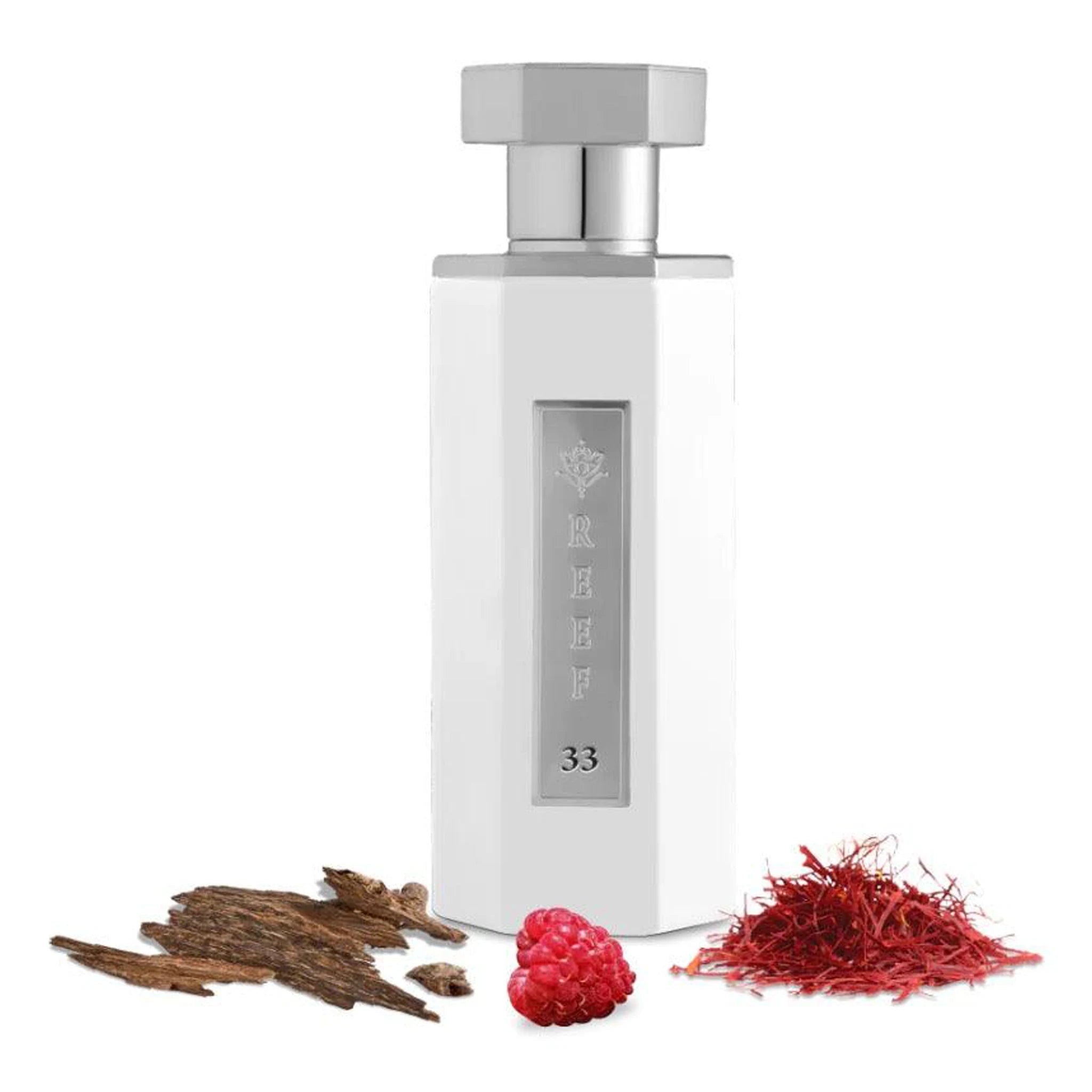 Front view of REEF 33 White Eau De Parfum 100ml