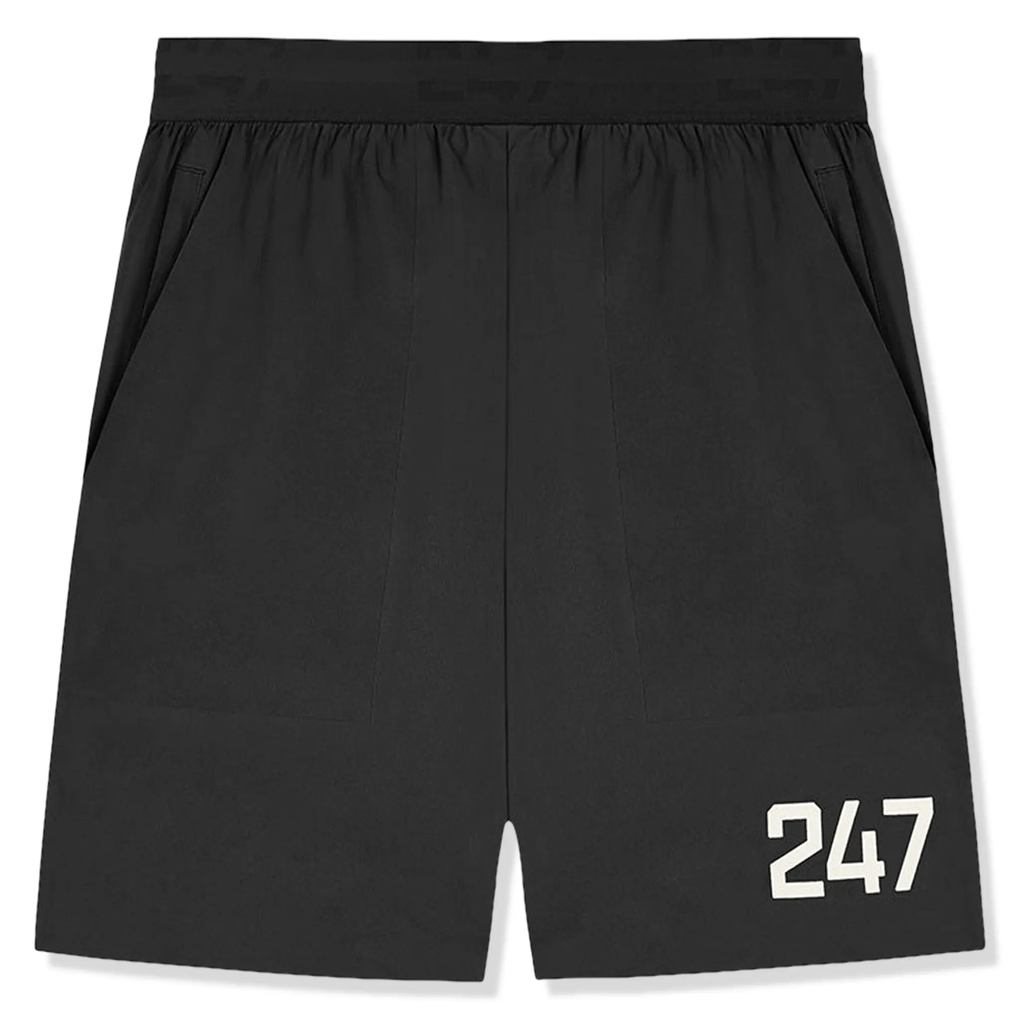Front view of Represent 247 Fused Black Shorts 247M729-01