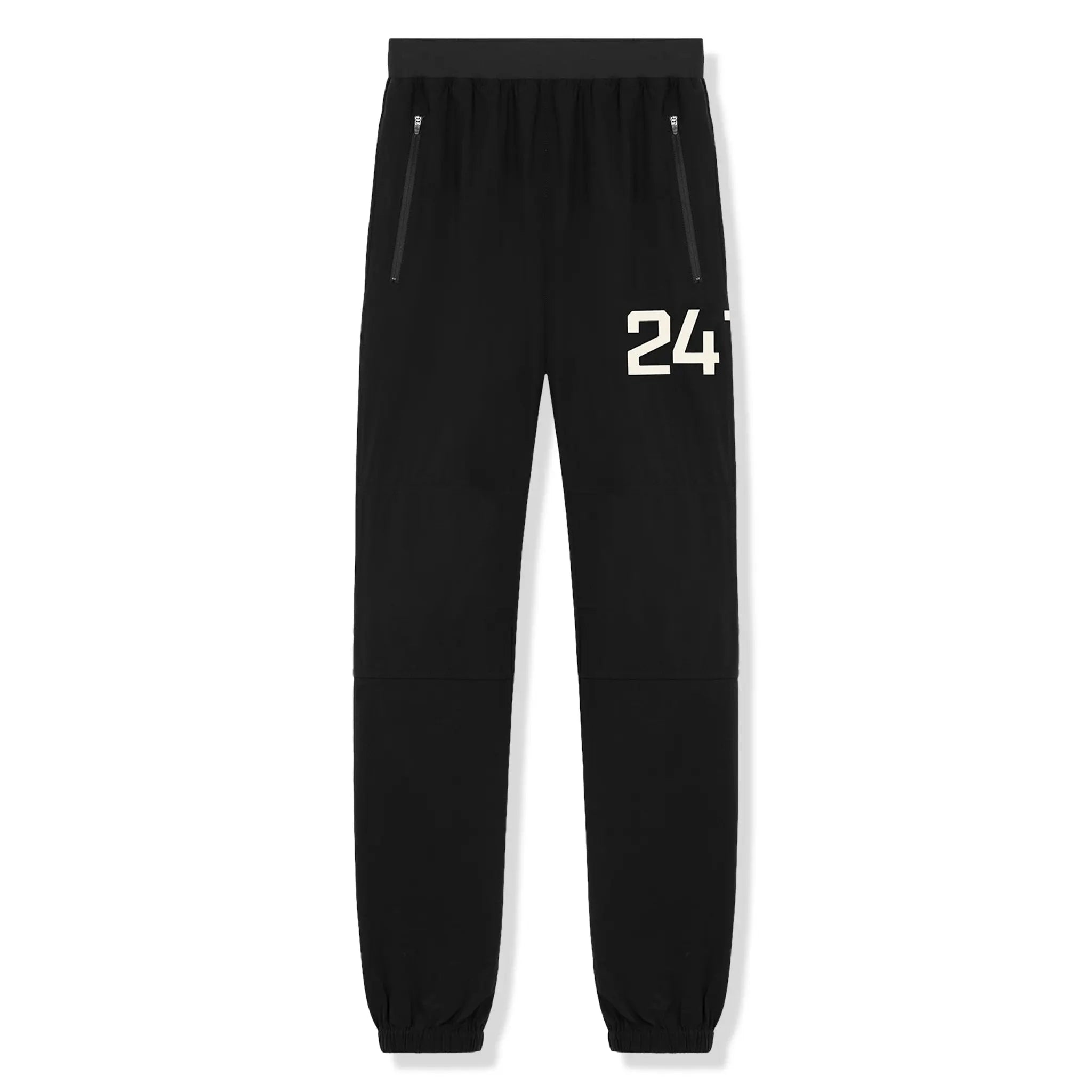 Front view of Represent 247 Jet Black Training Pants 247M506-01