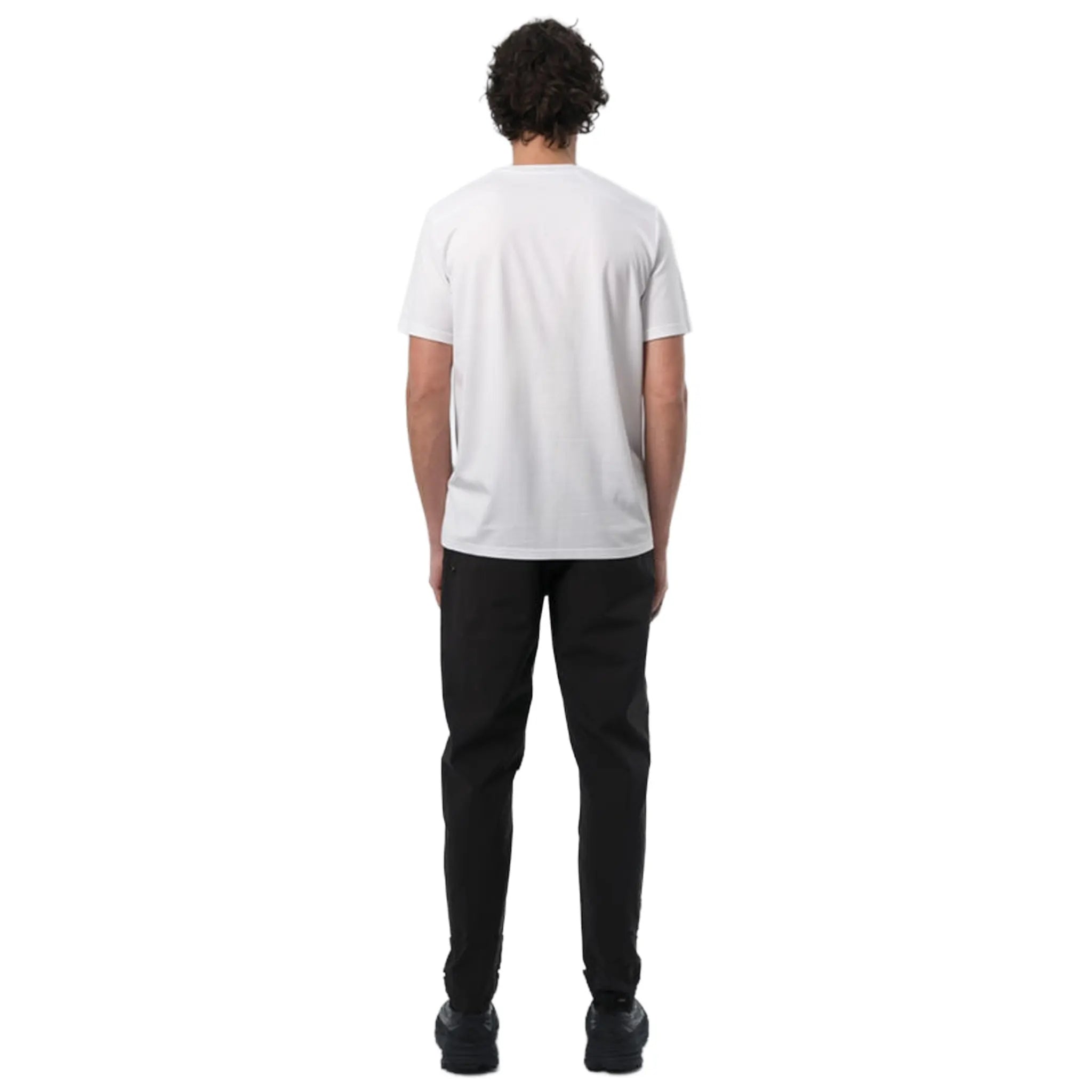 Back View of Reprimo Axion Tech White T-Shirt