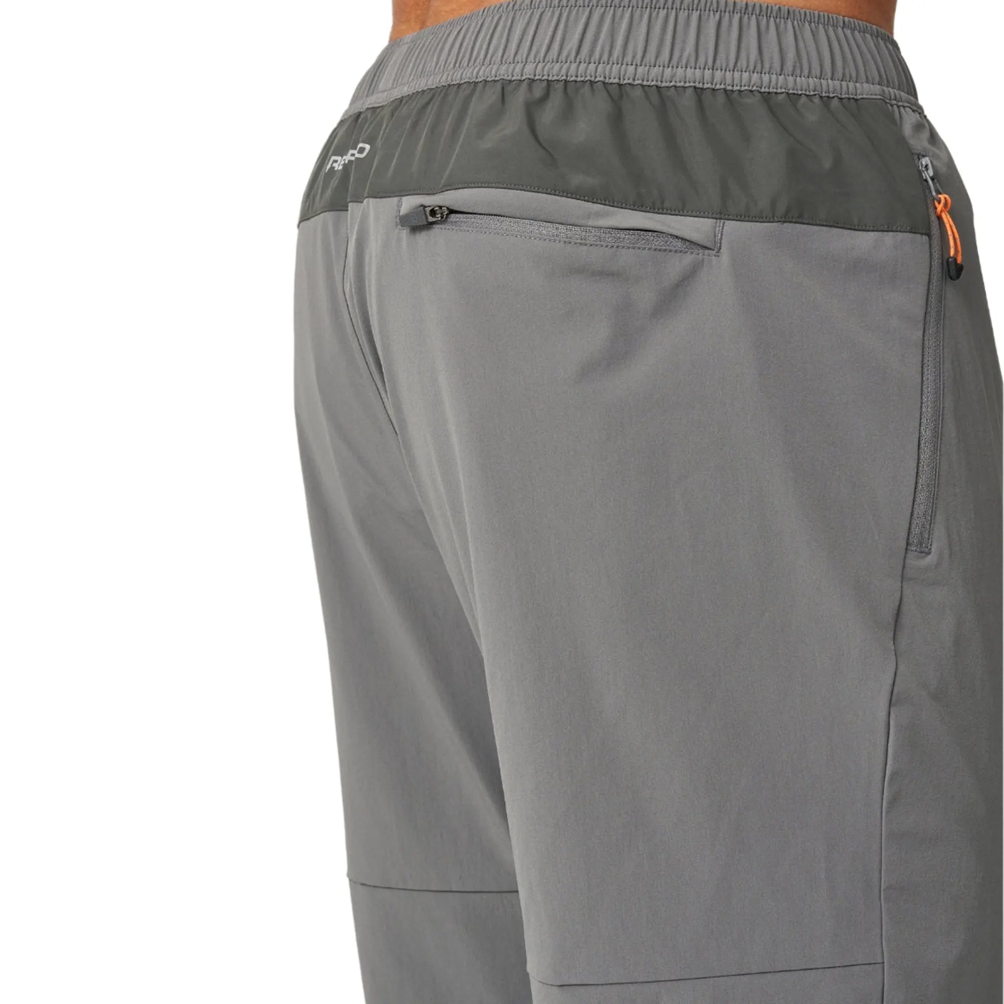 Detailed Back View of Reprimo Cell Charcoal Slate Track Pants REP254-249