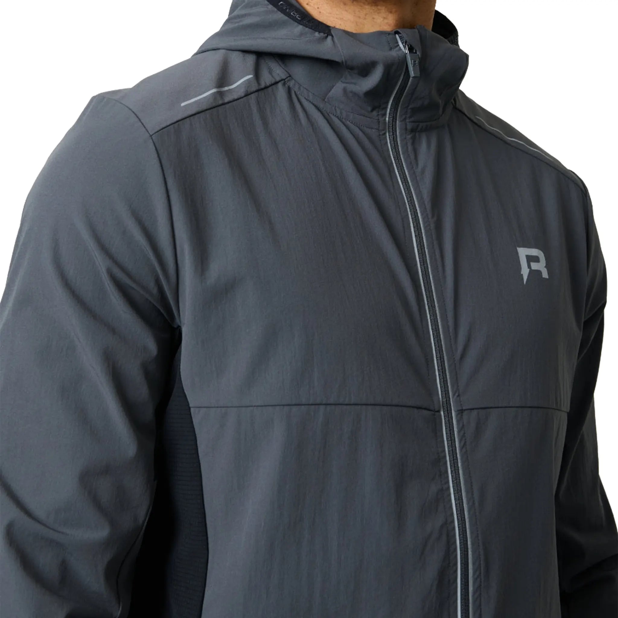 Detailed View of Reprimo Clima Shell Slate Obsidian Jacket REP261-102