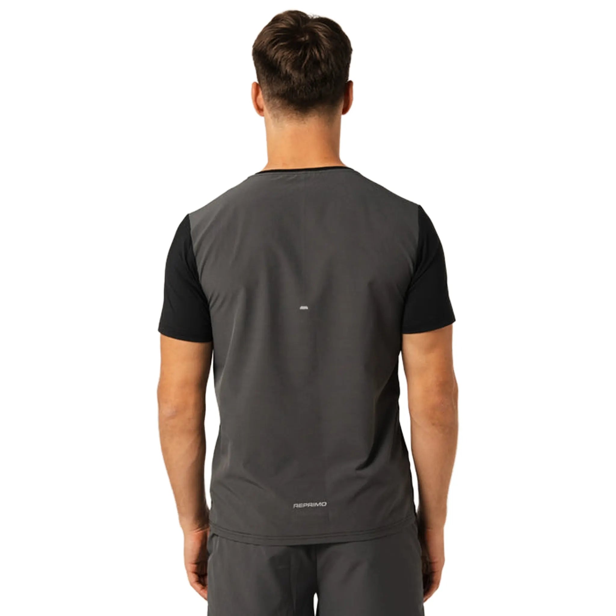 Back View of Reprimo Clima Slate Black T-Shirt