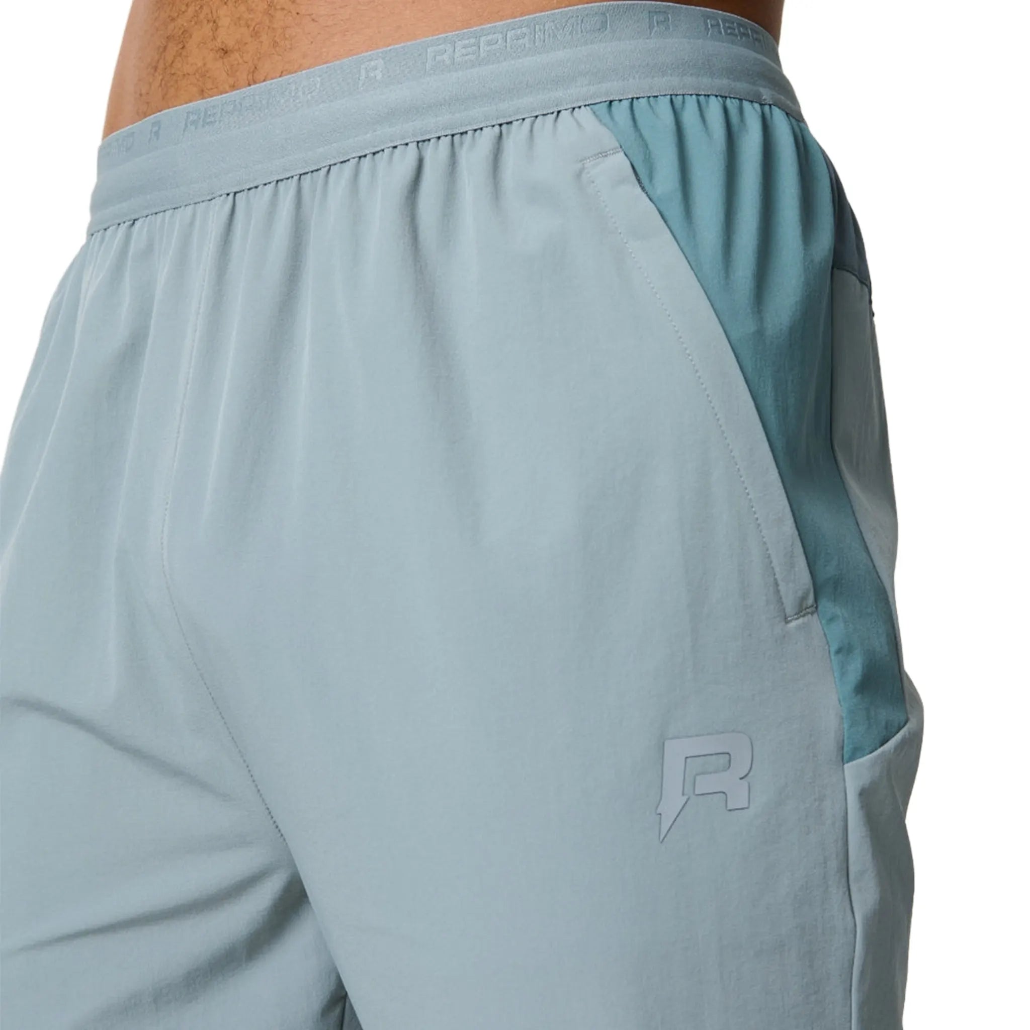 Detailed View of Reprimo Flight Tide Marble Track Pants REP261-025