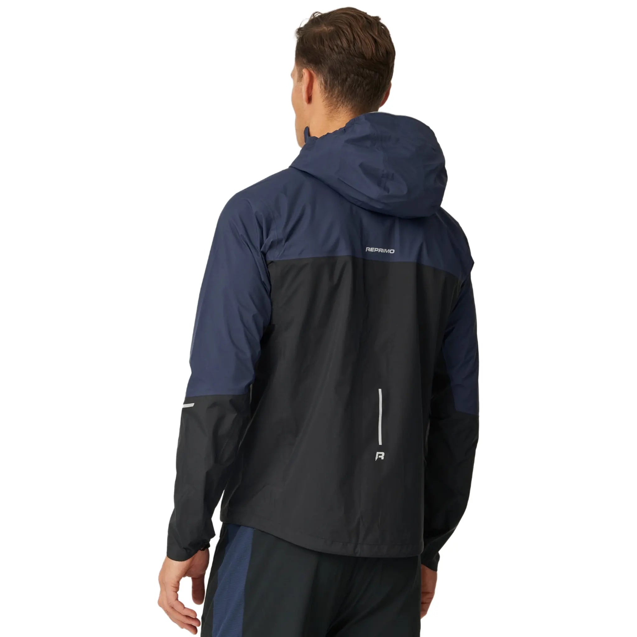 Back View of Reprimo Nova Black Navy Jacket REP254-455