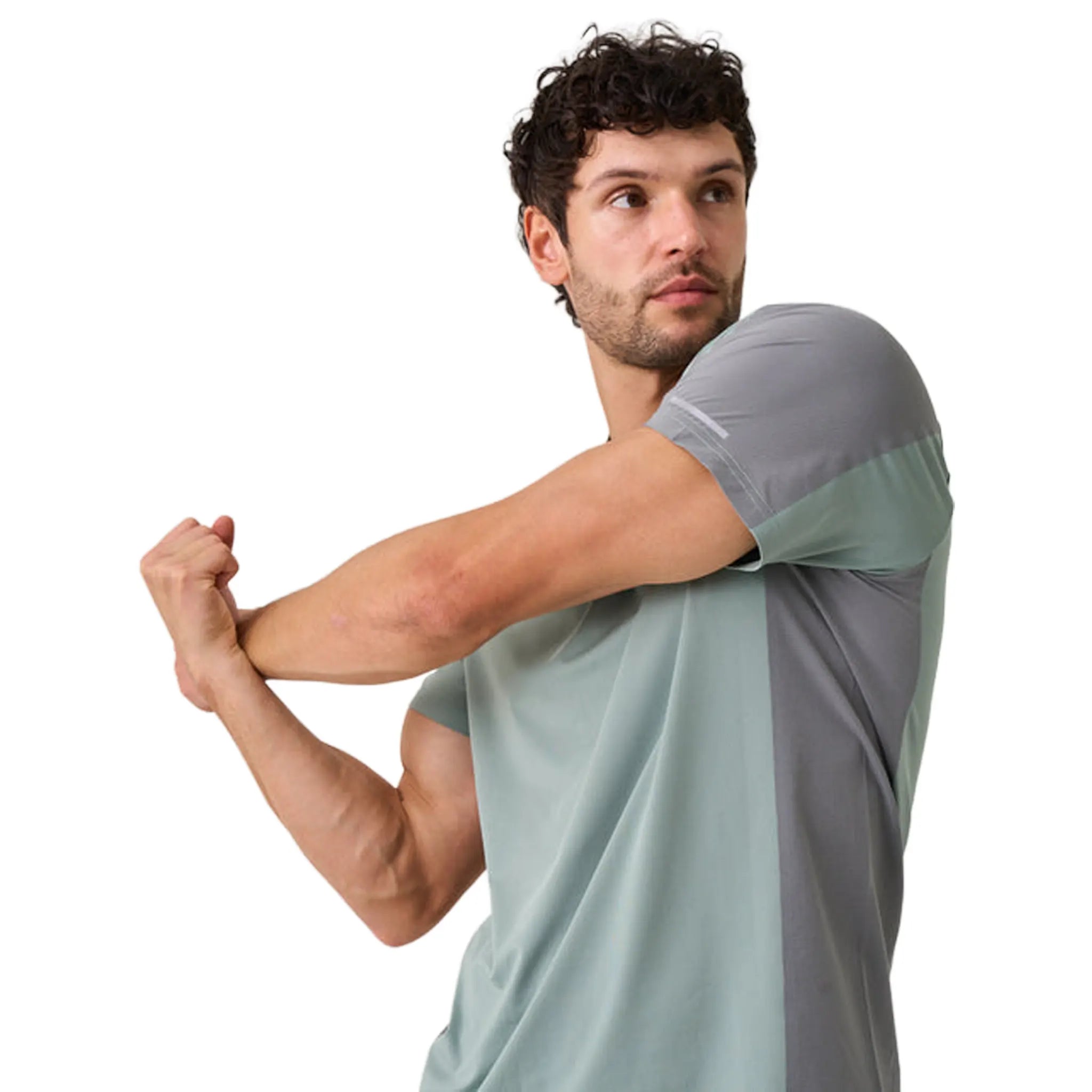Model view of Reprimo Nova Bottle Green T-Shirt