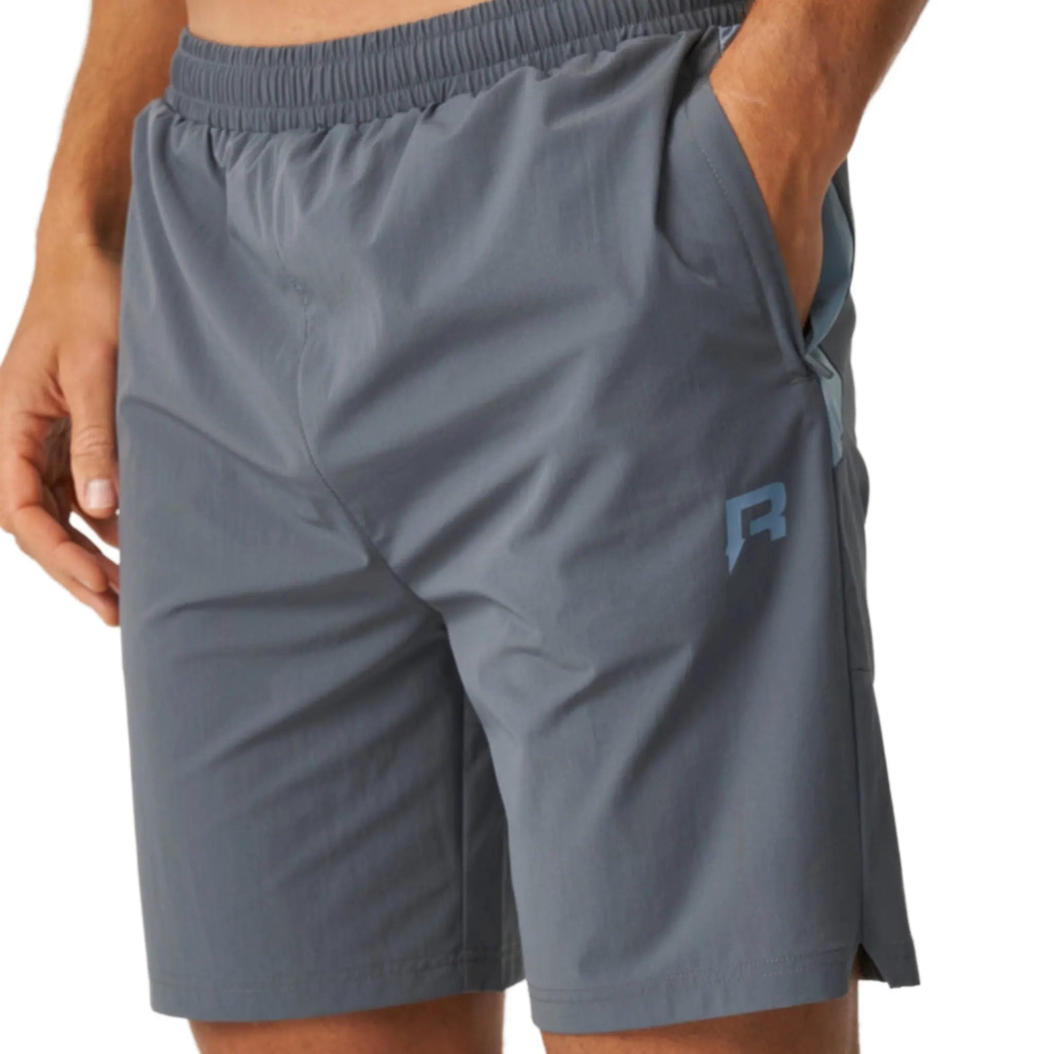 Detailed View of Reprimo Vortex Turbulence Dusky Blue Shorts REP254-234