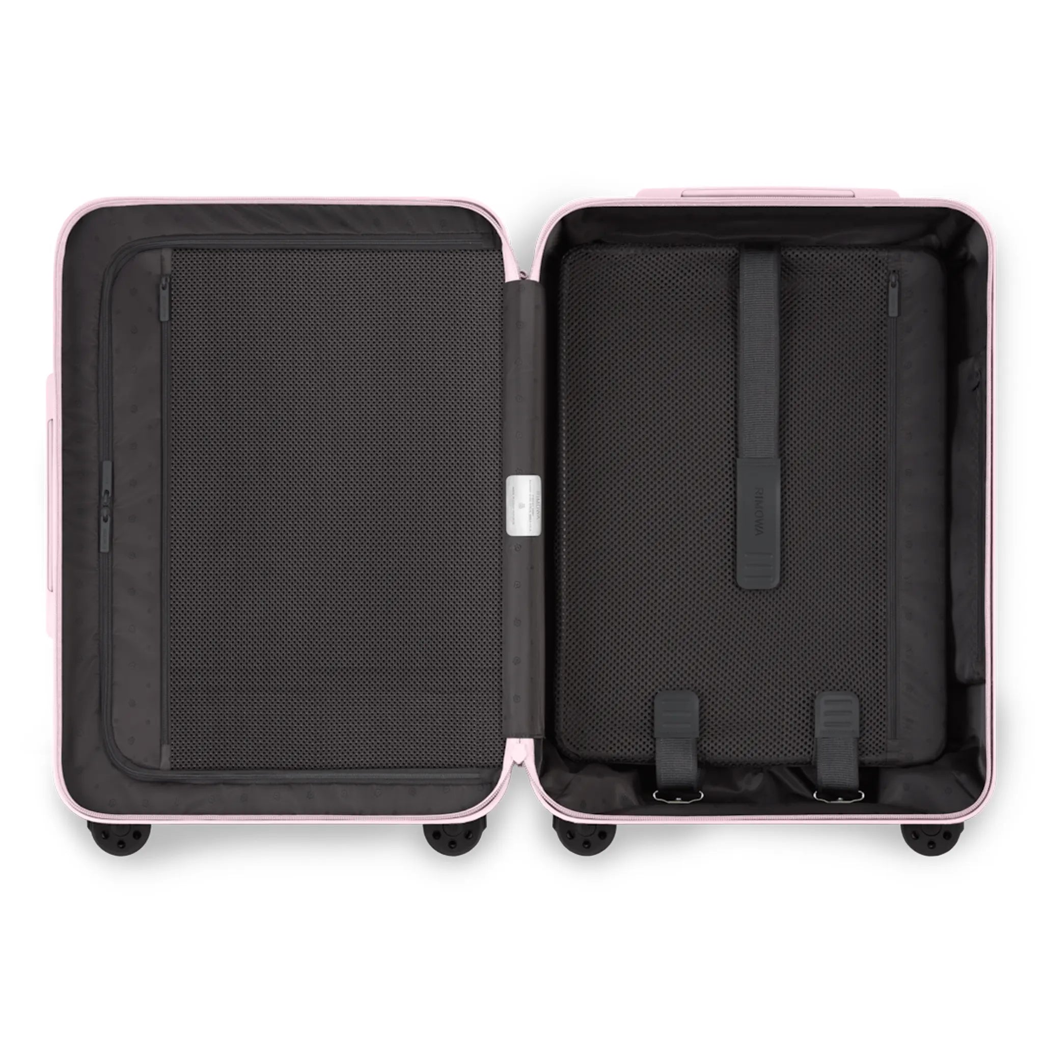 Inside View of RIMOWA Essentials Gloss Ballerina Pink Cabin Suitcase 83253751