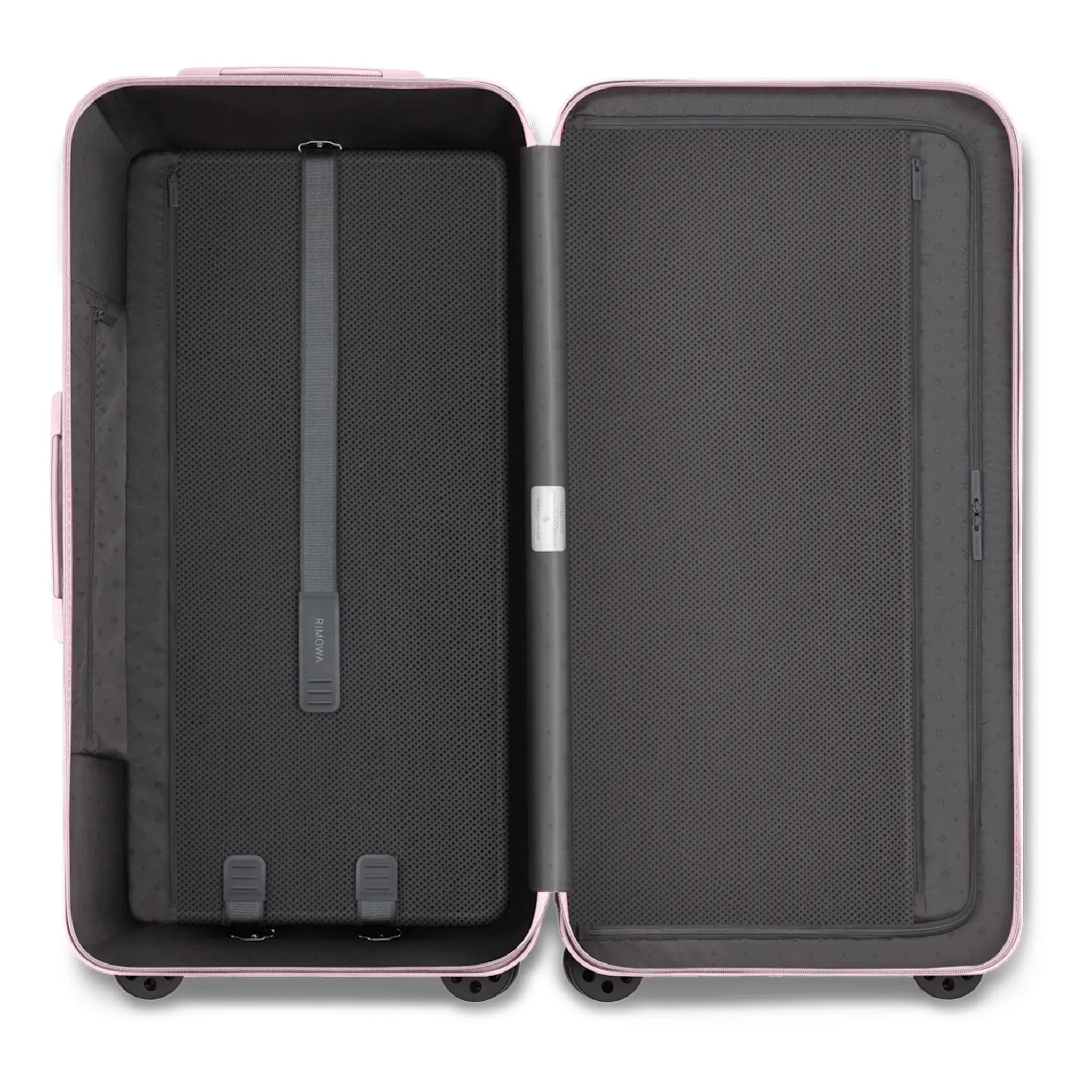 Inside View of RIMOWA Essentials Gloss Ballerina Pink Trunk Plus Suitcase 83280751