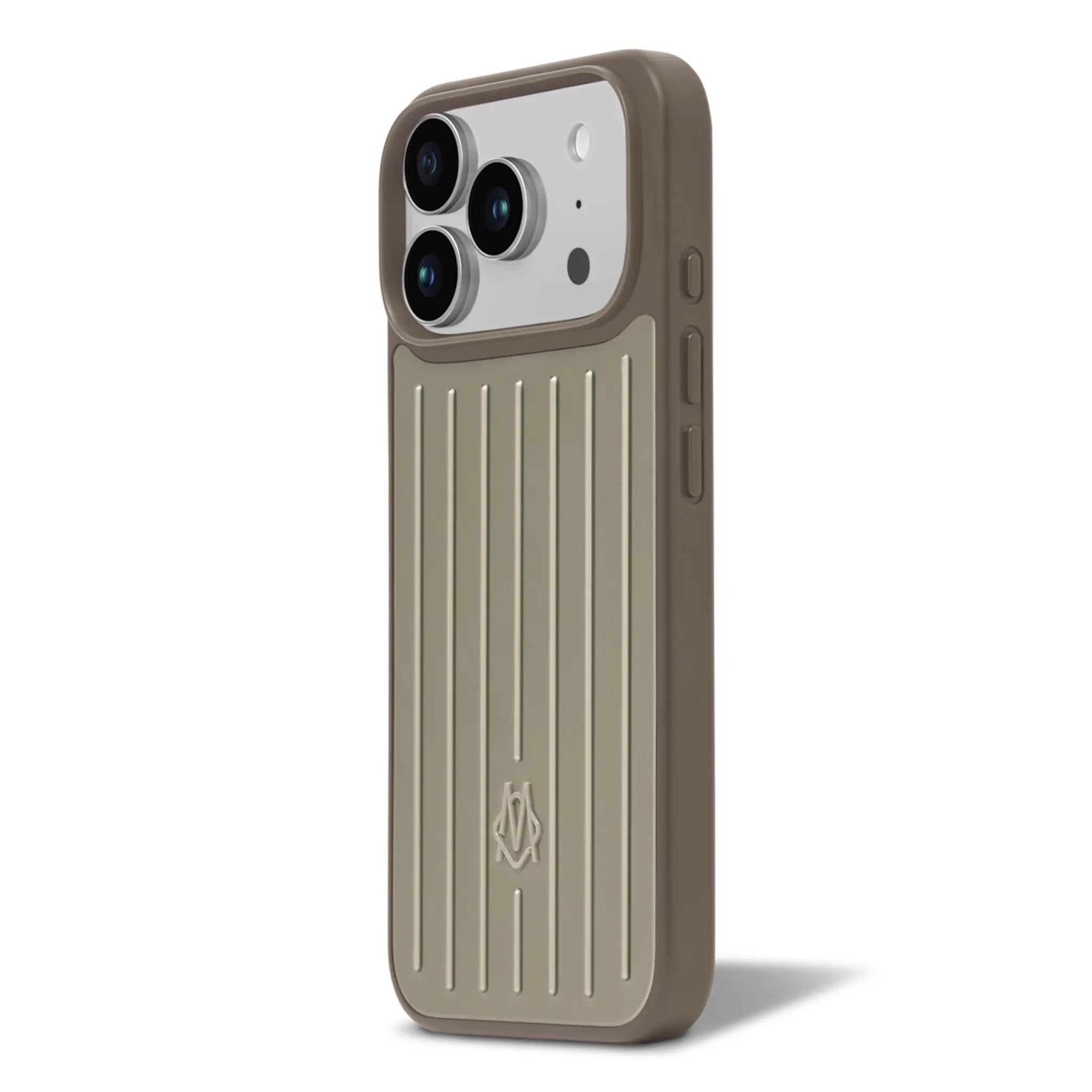 Front Side View of RIMOWA Titanium iPhone 18 Pro Max Case
