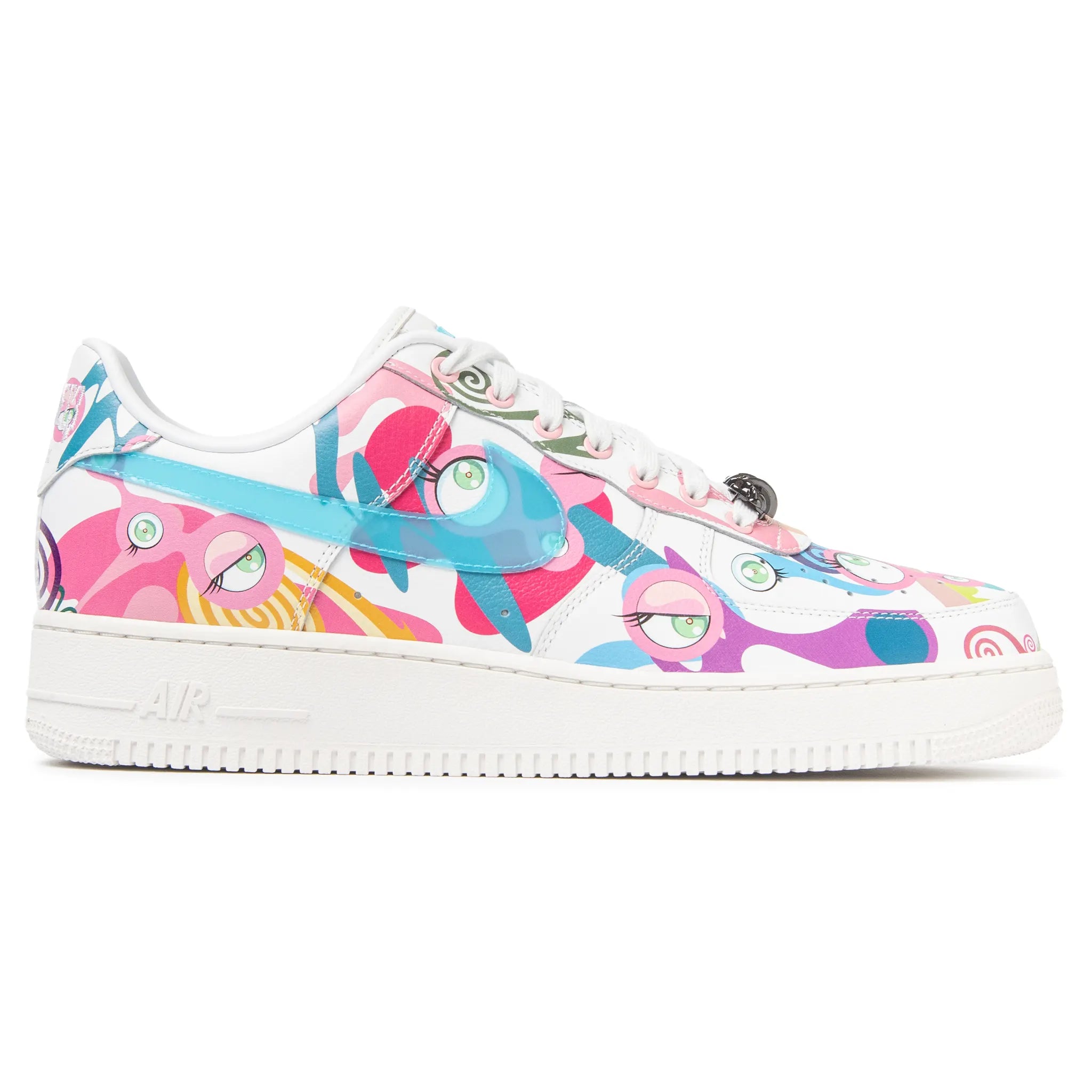 Side view of RTFKT x Takashi Murakami x Air Force 1 Low 'Murakami DNA'