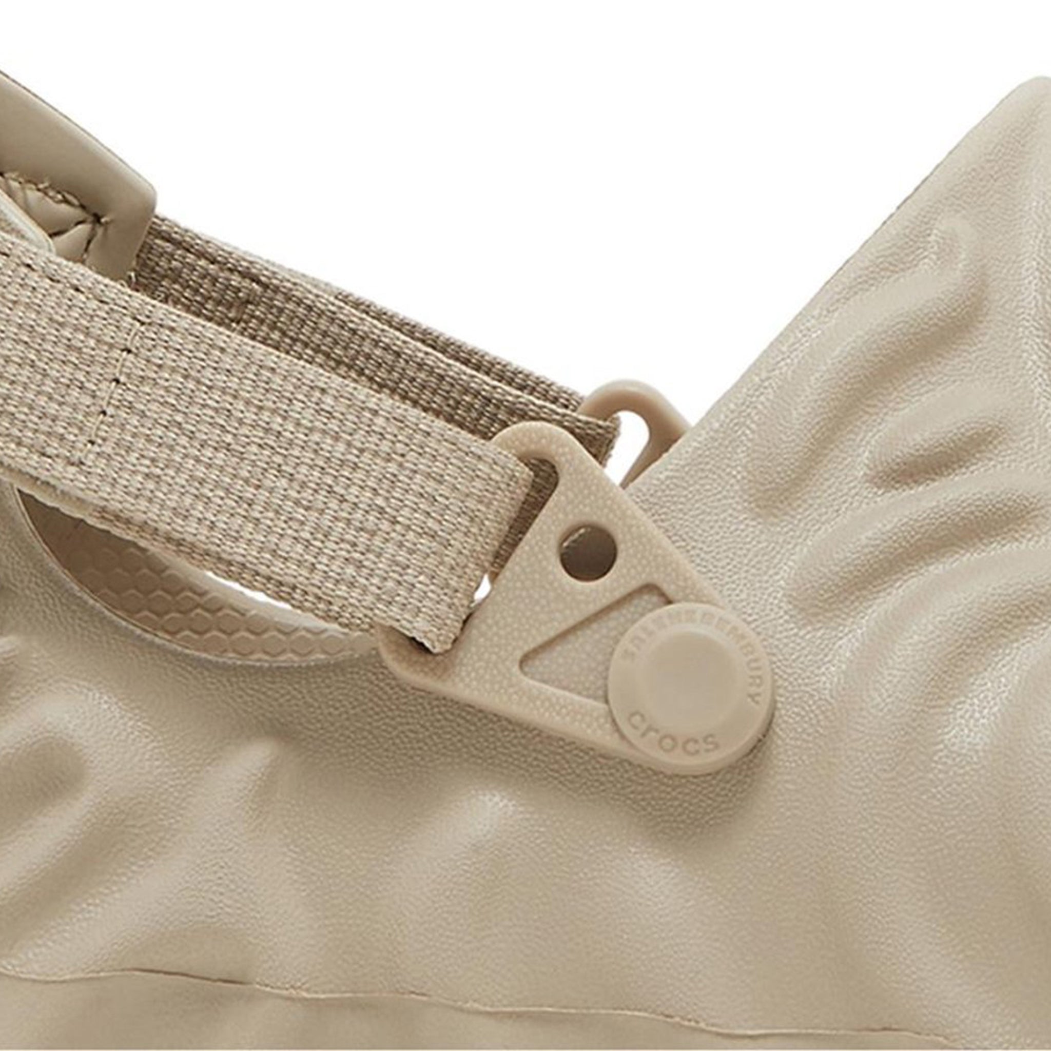 Detail view of Salehe Bembury x Crocs Pollex Clog Horchata 207393-2DO