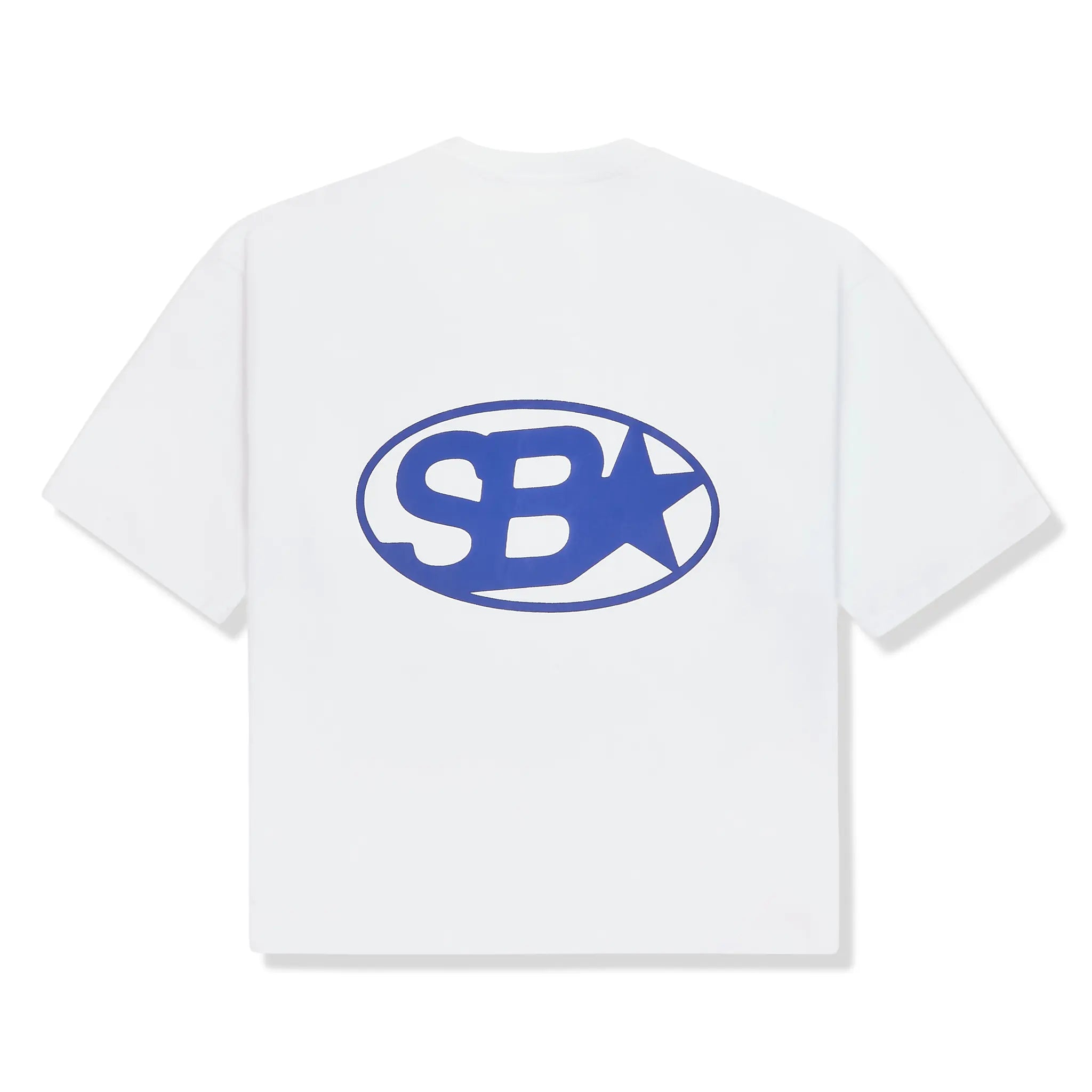 Front View of Samuel Bailey SB Star White T-Shirt 53474585772355