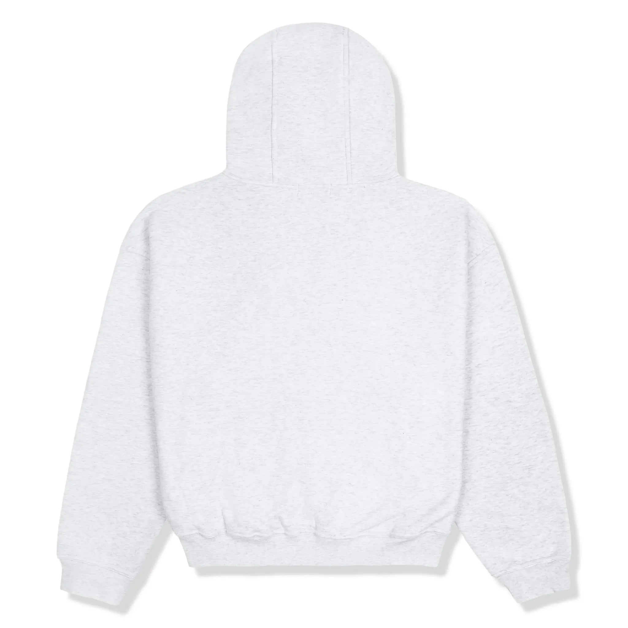 Back View of Samuel Bailey Star Emblem Grey Zip-Up Hoodie 54153259352387