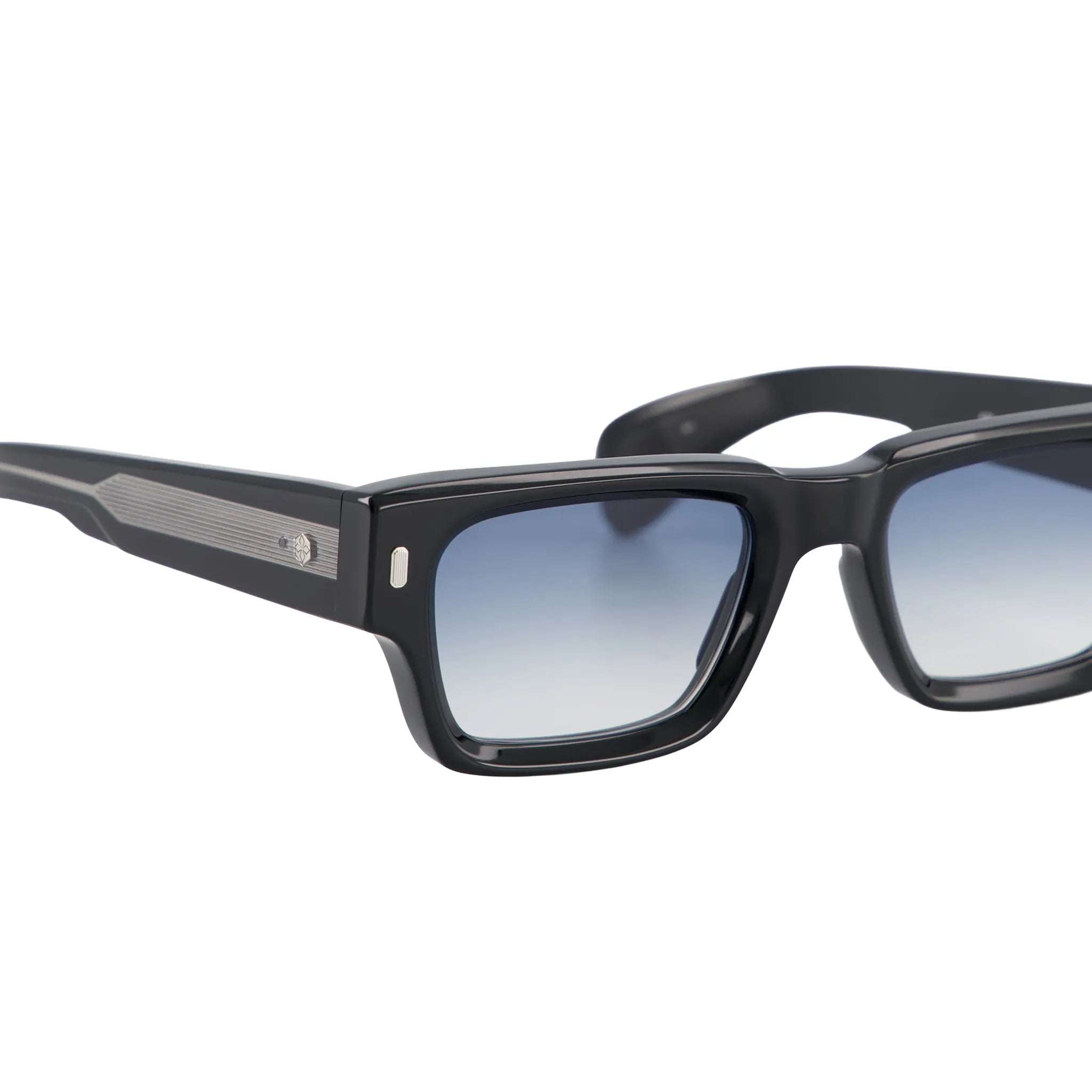 Front View of SATO Sira Gradient Deep Sea Blue Sunglasses
