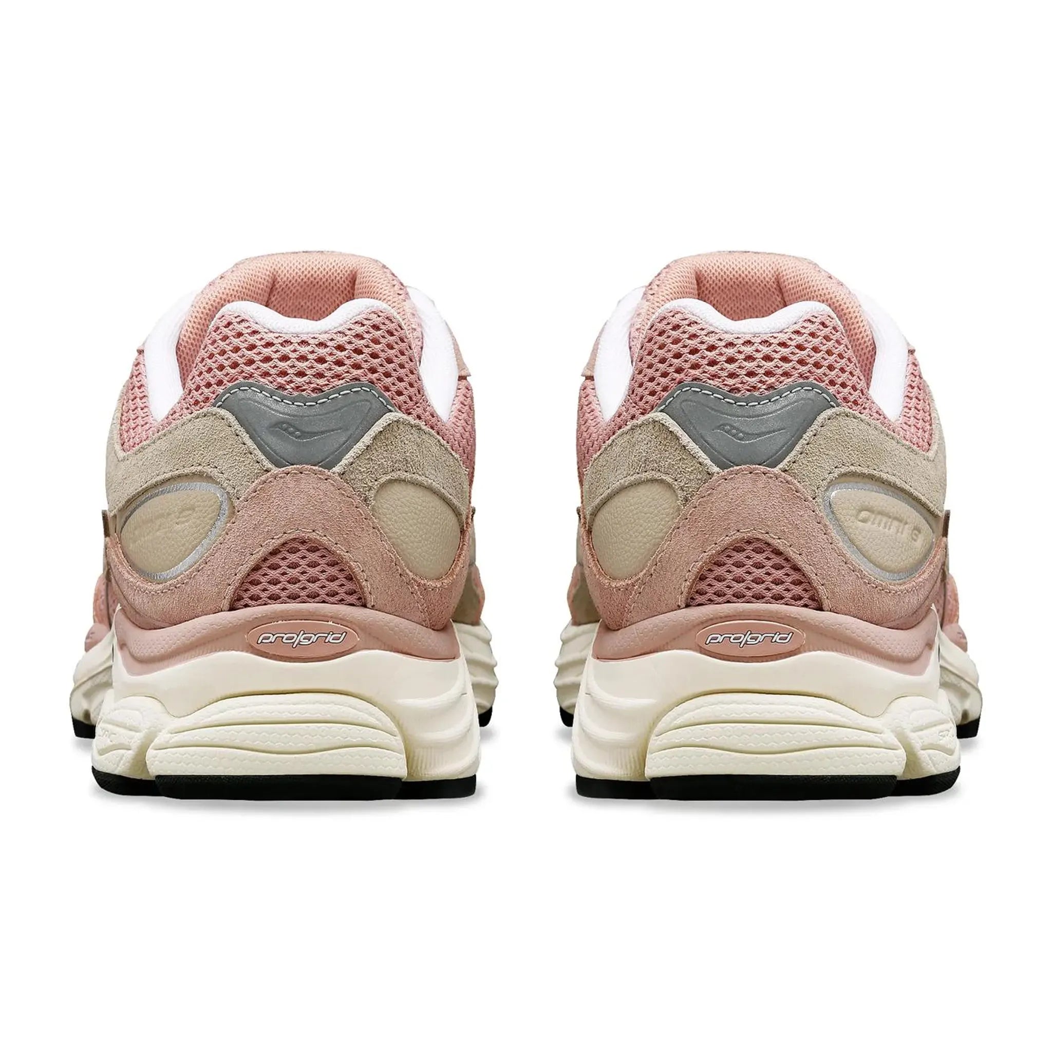 Back View of Saucony Progrid Omni 9 Pink Beige S70740-12