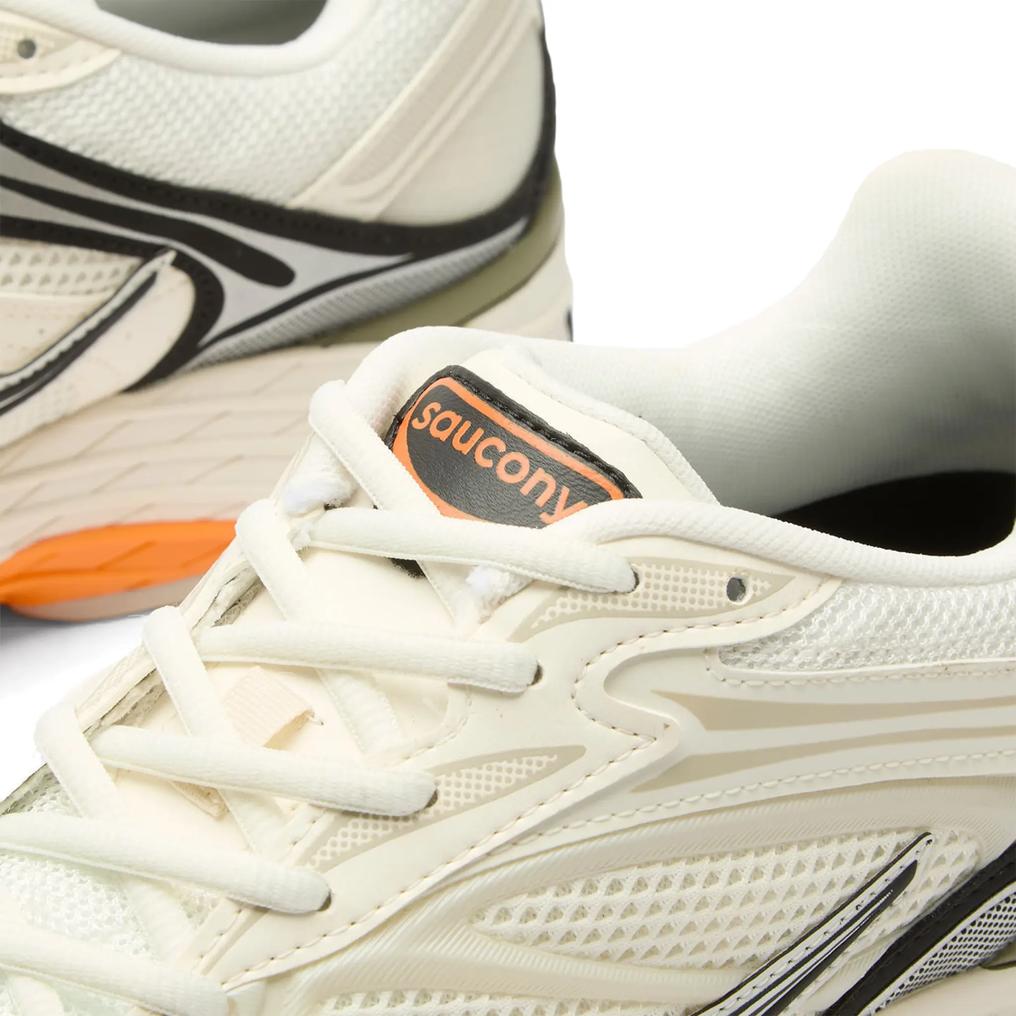 Detailed View of Saucony Progrid Omni 9 White Turmeric S70999-8