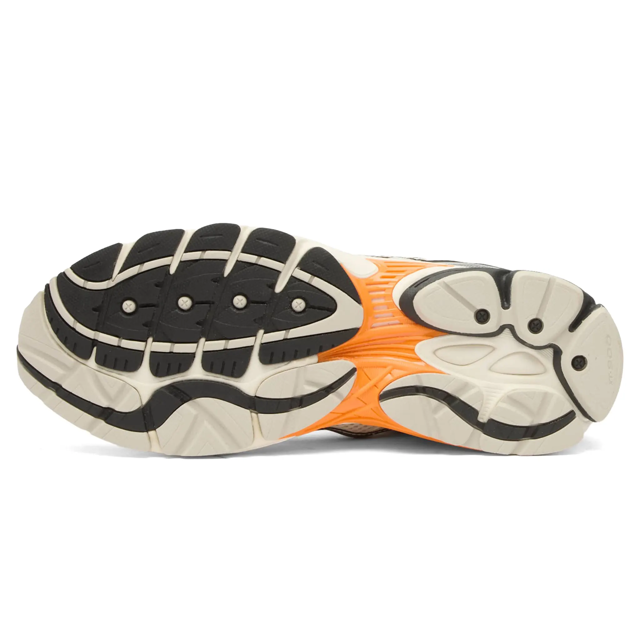 Sole View of Saucony Progrid Omni 9 White Turmeric S70999-8
