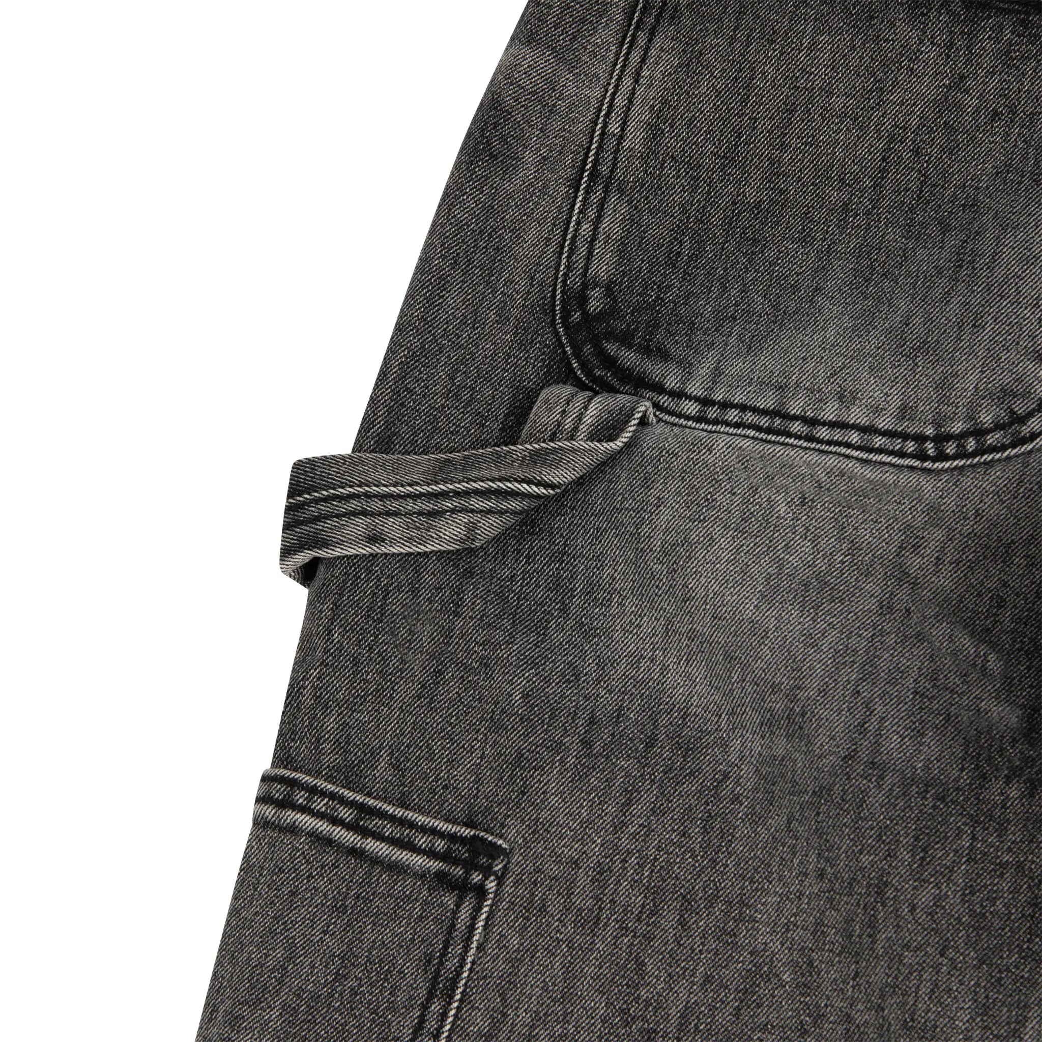 Detail view of SIARR Carpenter Jeans Dark Grey