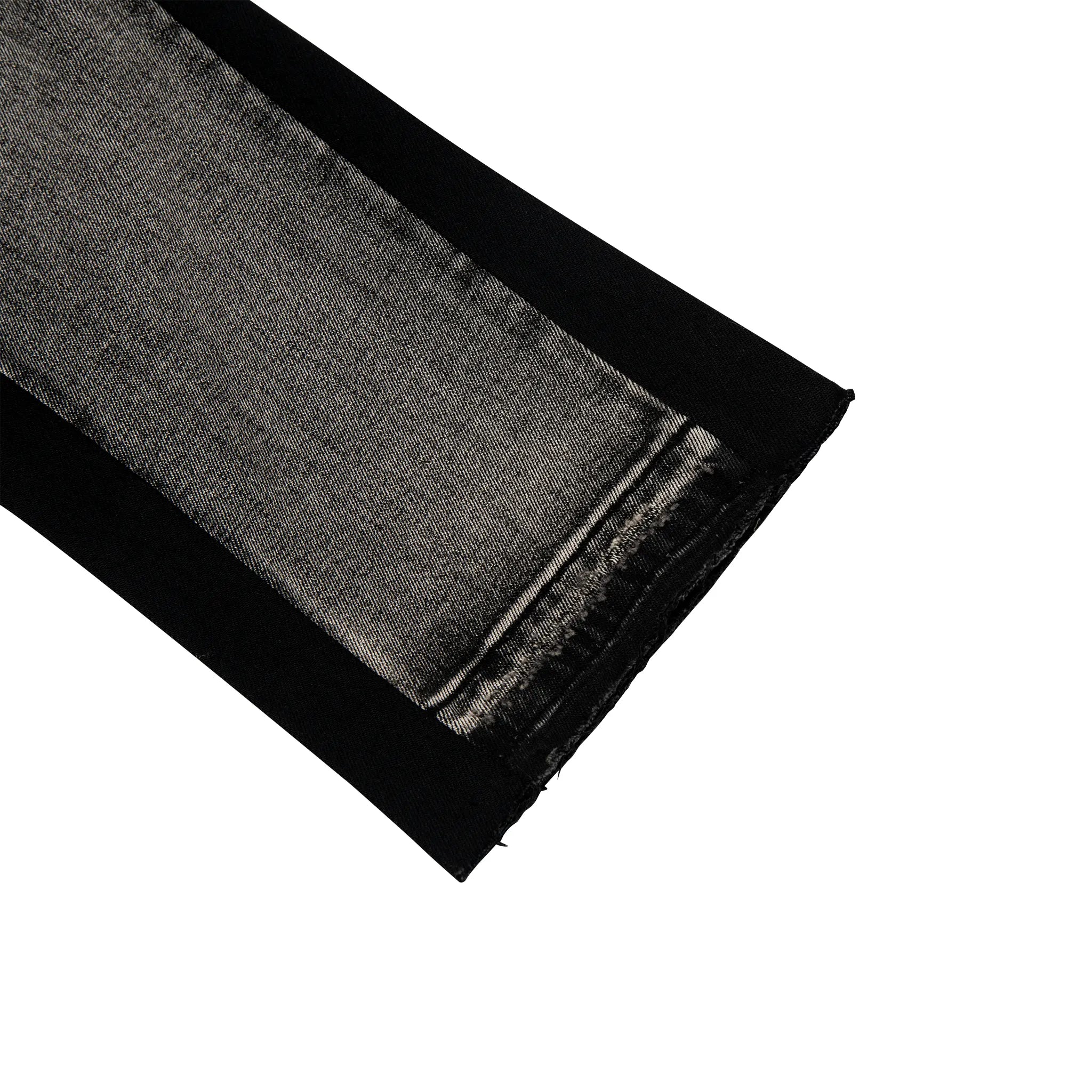 Close up of SIARR Flared Jeans Dark Grey