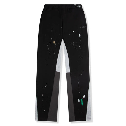 SIARR Flared Joggers Black Paint