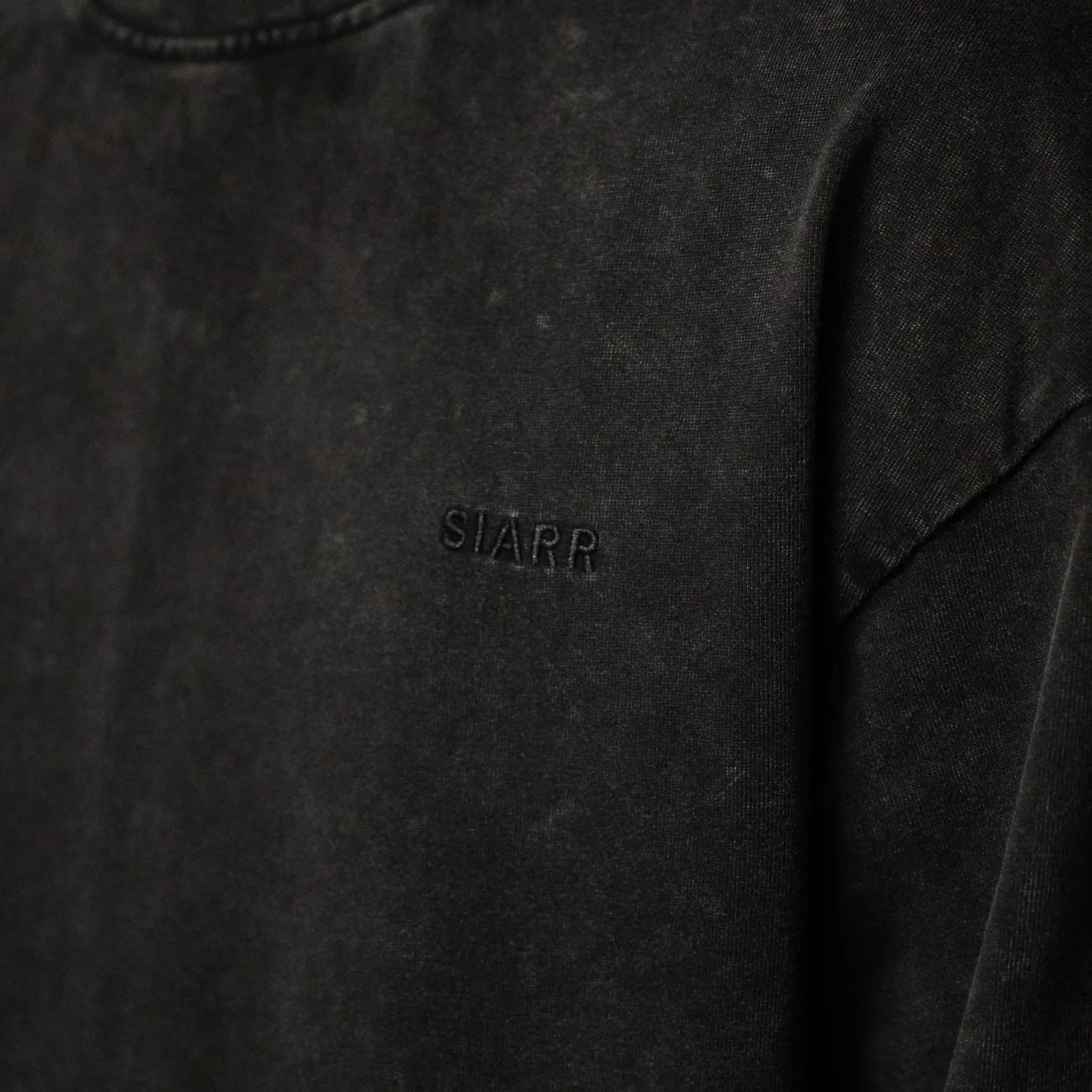 Detailed View of SIARR L/S Washed Black T-Shirt