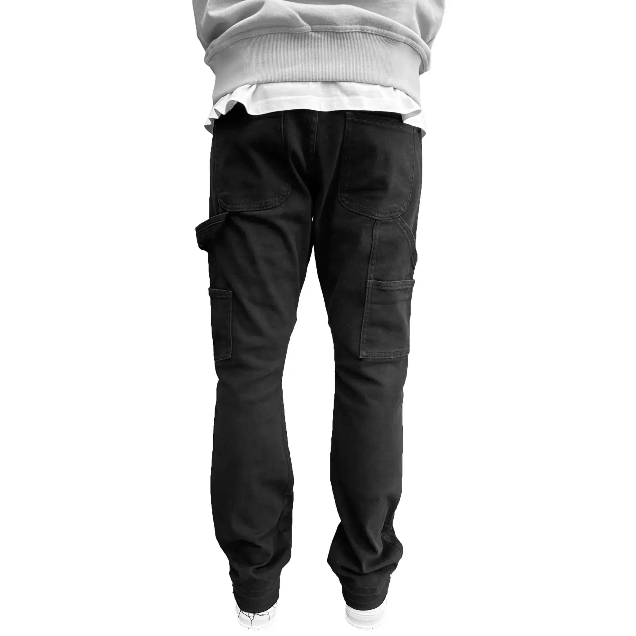 Model back view of SBLUP01293 006000 Chino pants